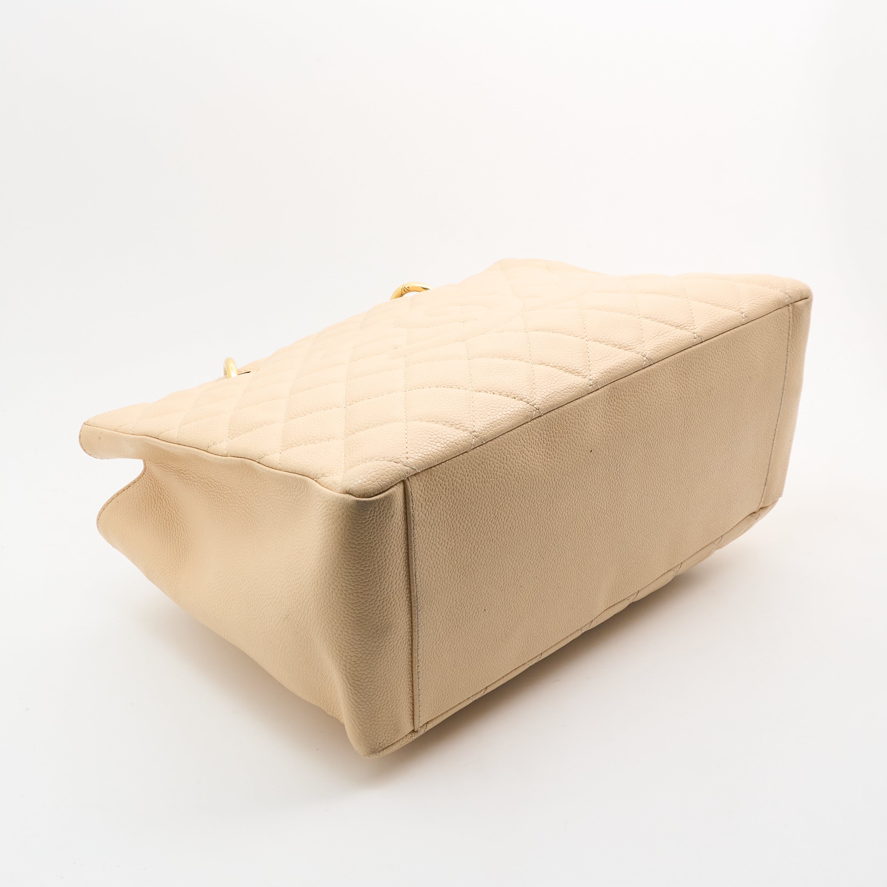 Chanel GST Beige Caviar GHW