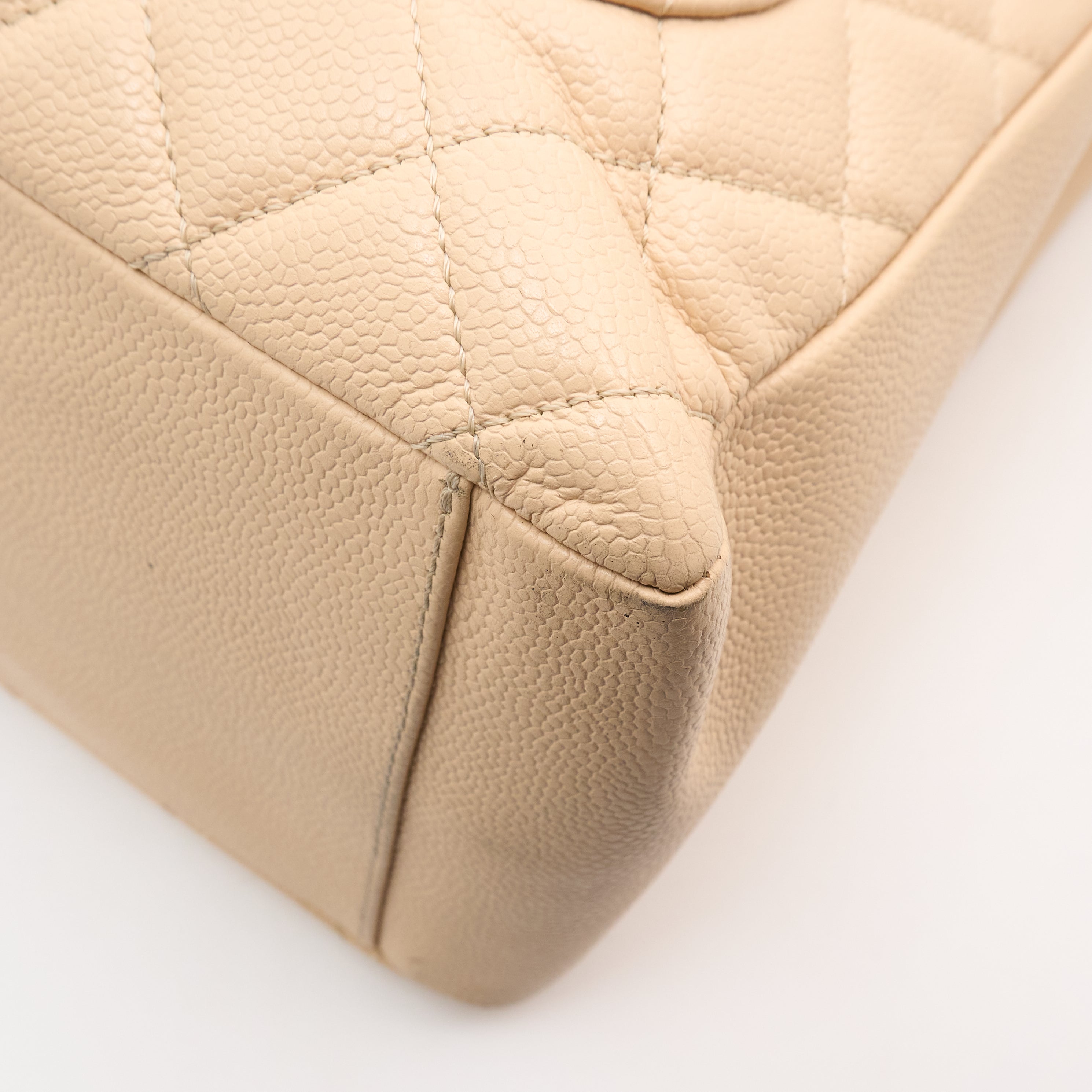 Chanel GST Beige Caviar GHW