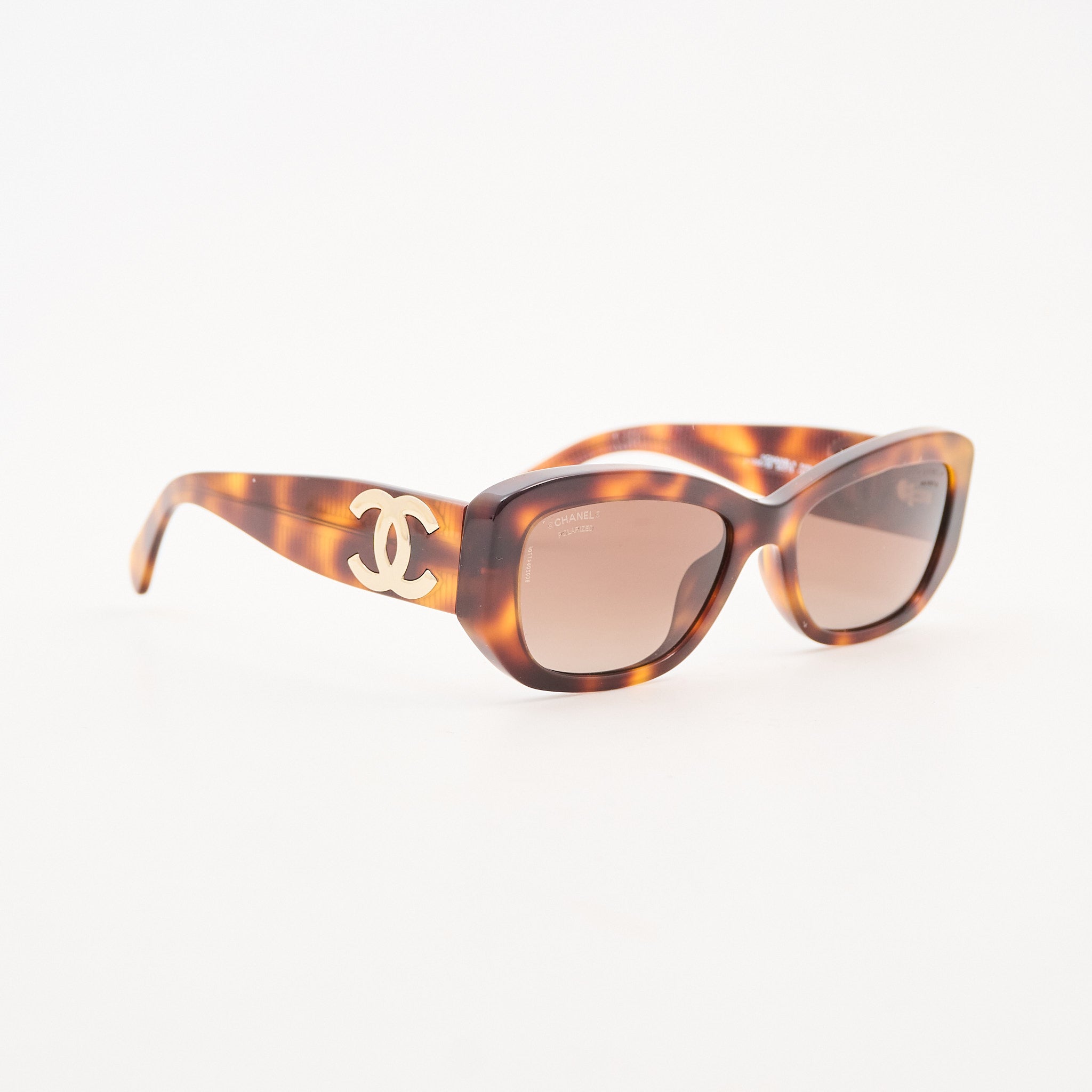 Chanel Havana Pillow CC Sunglasses