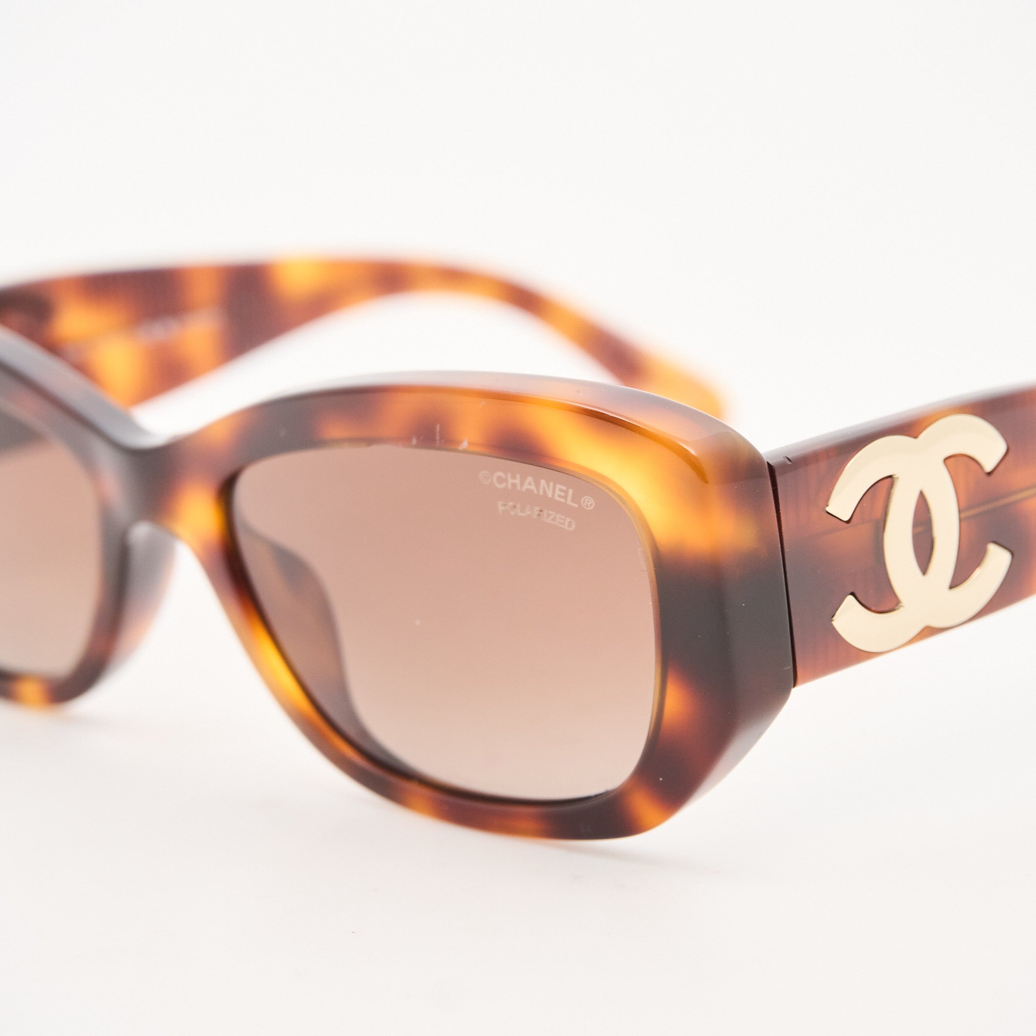Chanel Havana Pillow CC Sunglasses