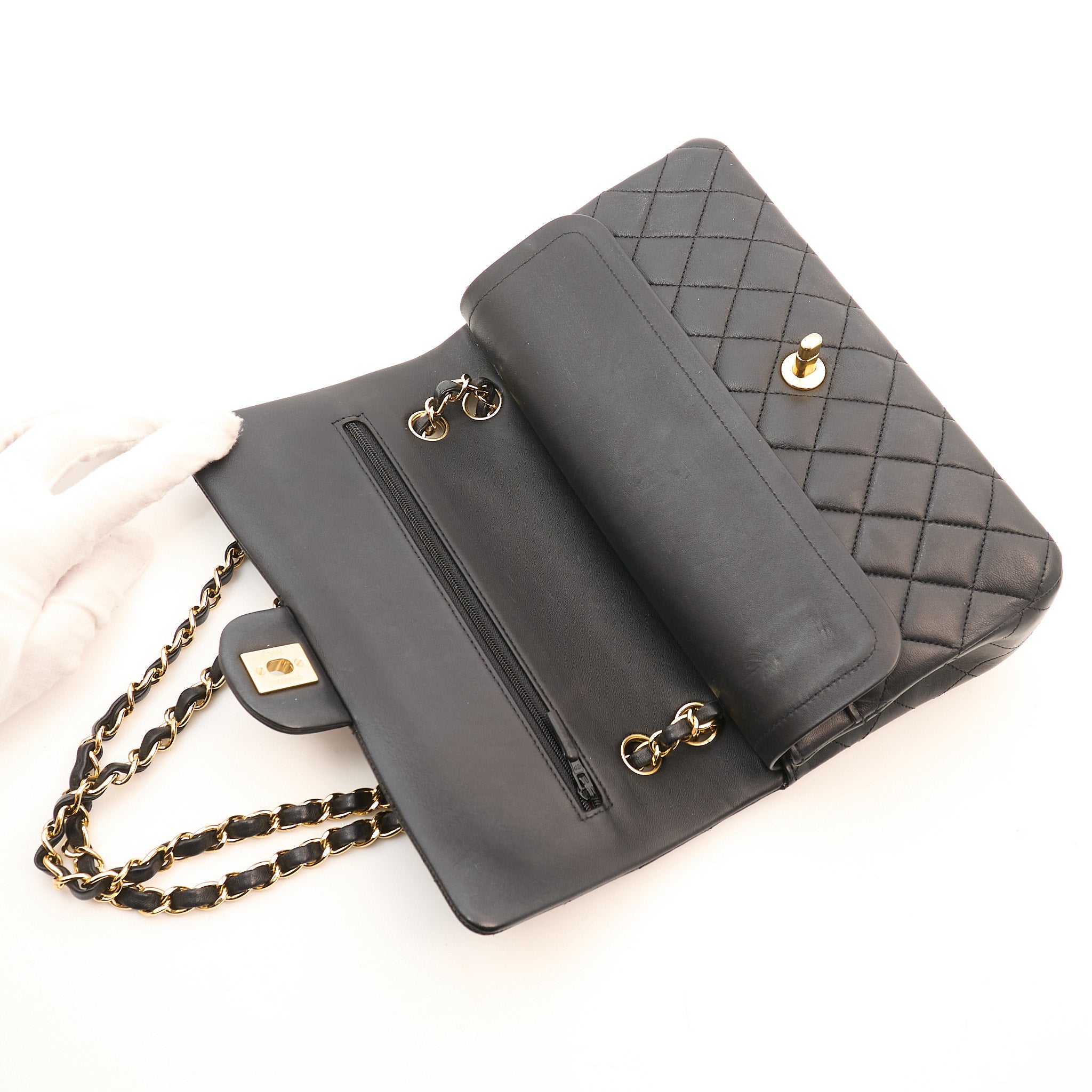 Chanel Medium Classic Flap Black Lambskin GHW