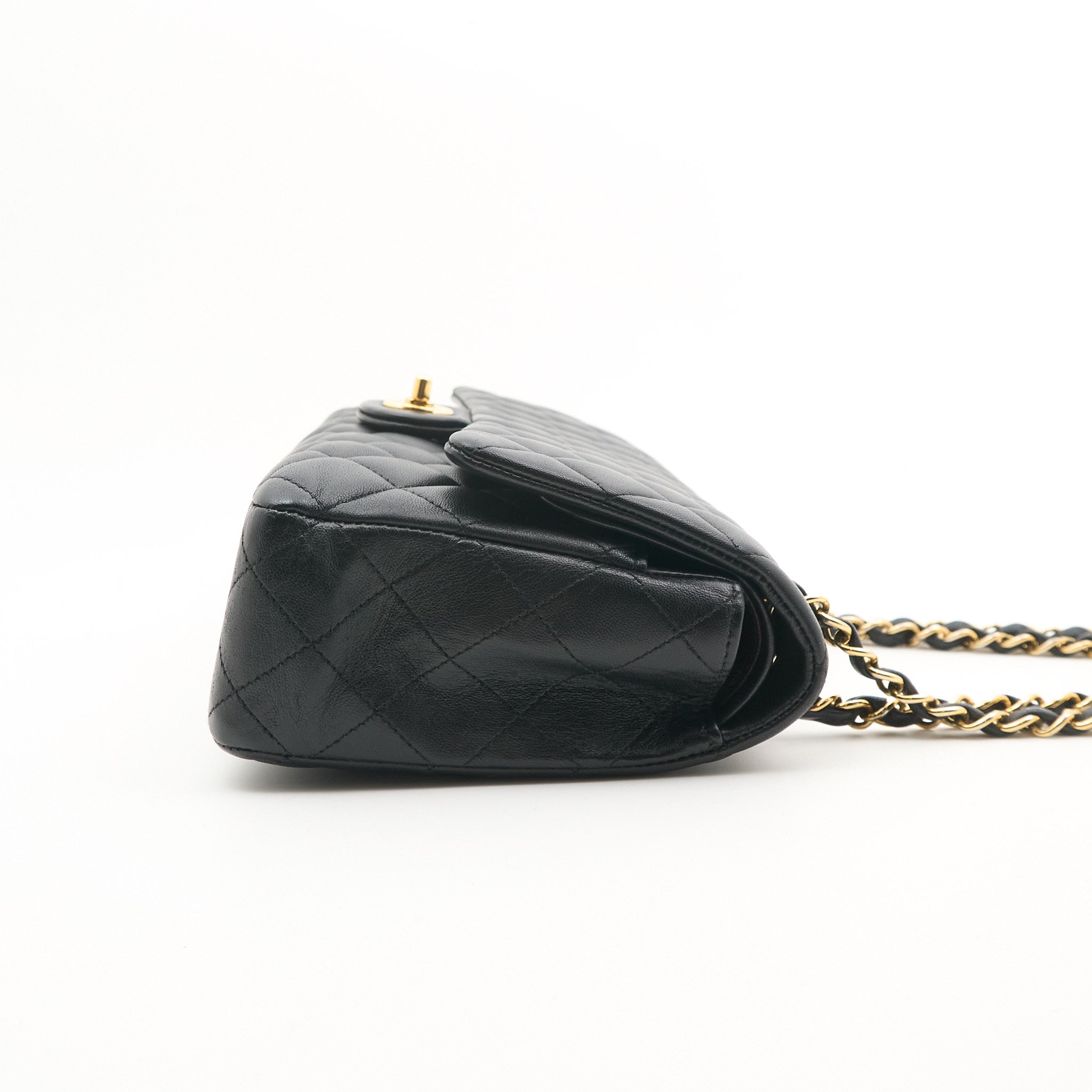 Chanel Medium Classic Double Flap Black Lambskin GHW