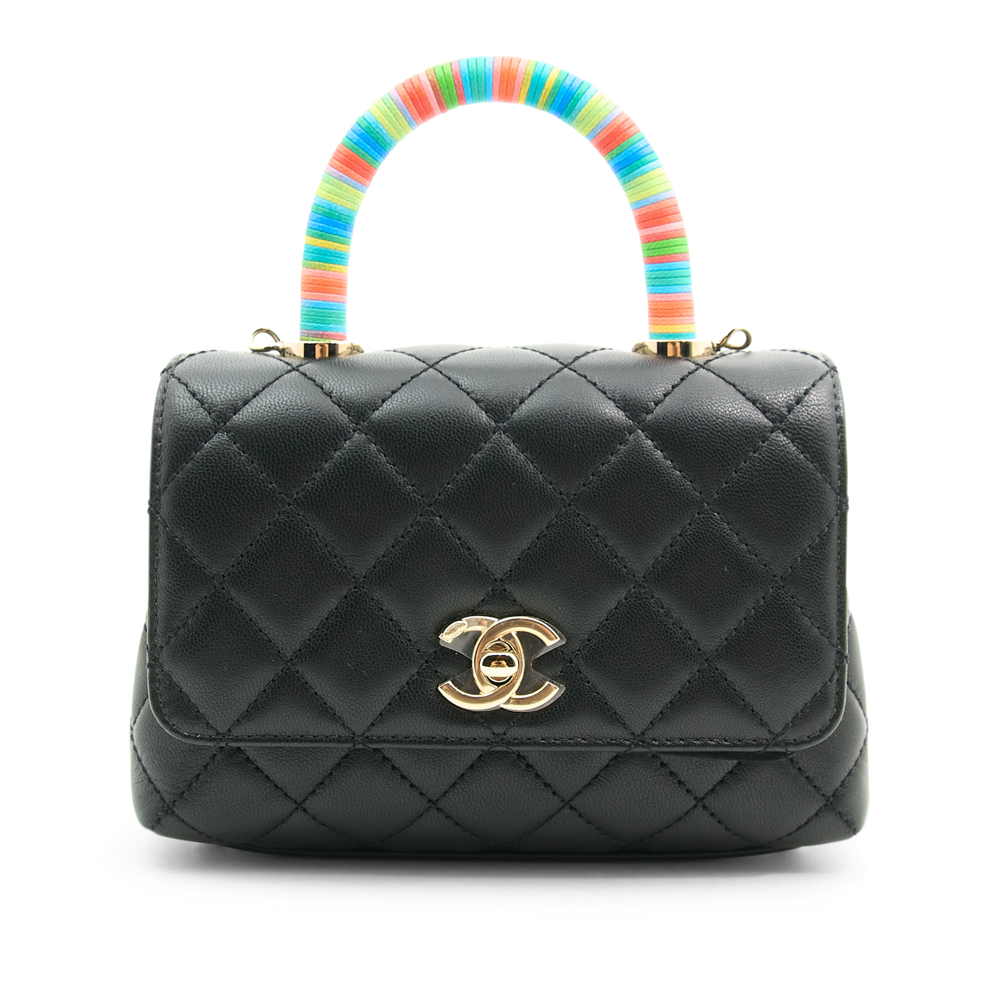 Chanel Mini Coco Top Handle Black