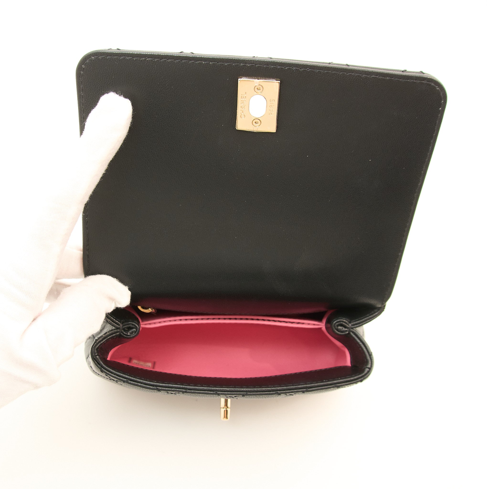 Chanel Mini Coco Top Handle Black