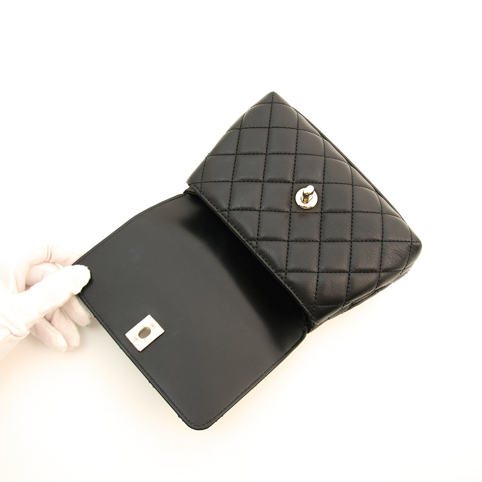 Chanel Mini Coco Top Handle Black