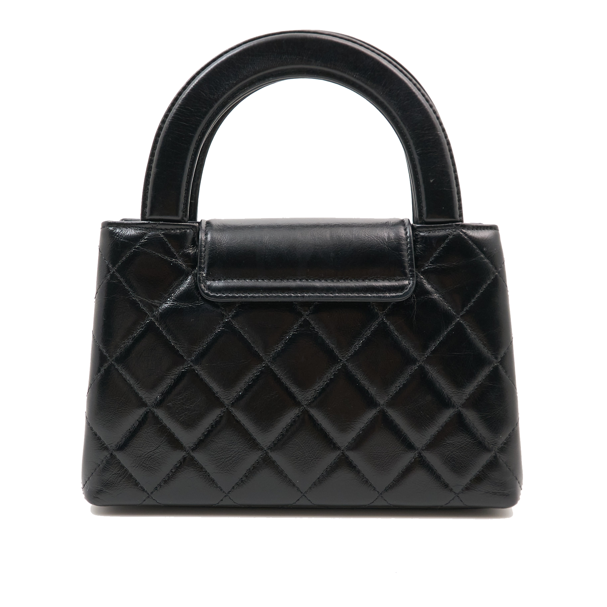 Chanel Mini Kelly in Black Calfskin Leather GHW