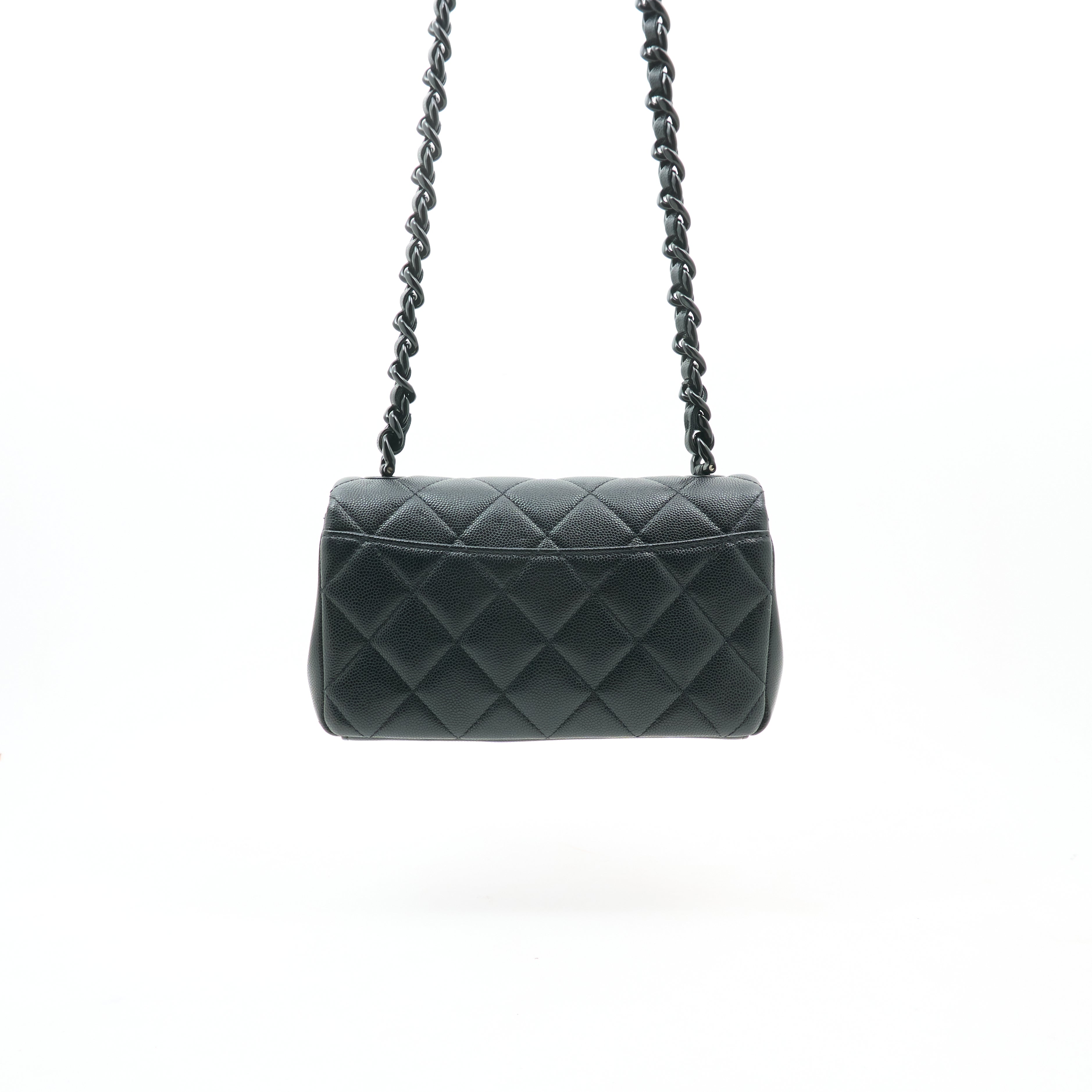 Chanel My Everything Small Flap Bag in Black Caviar BHW