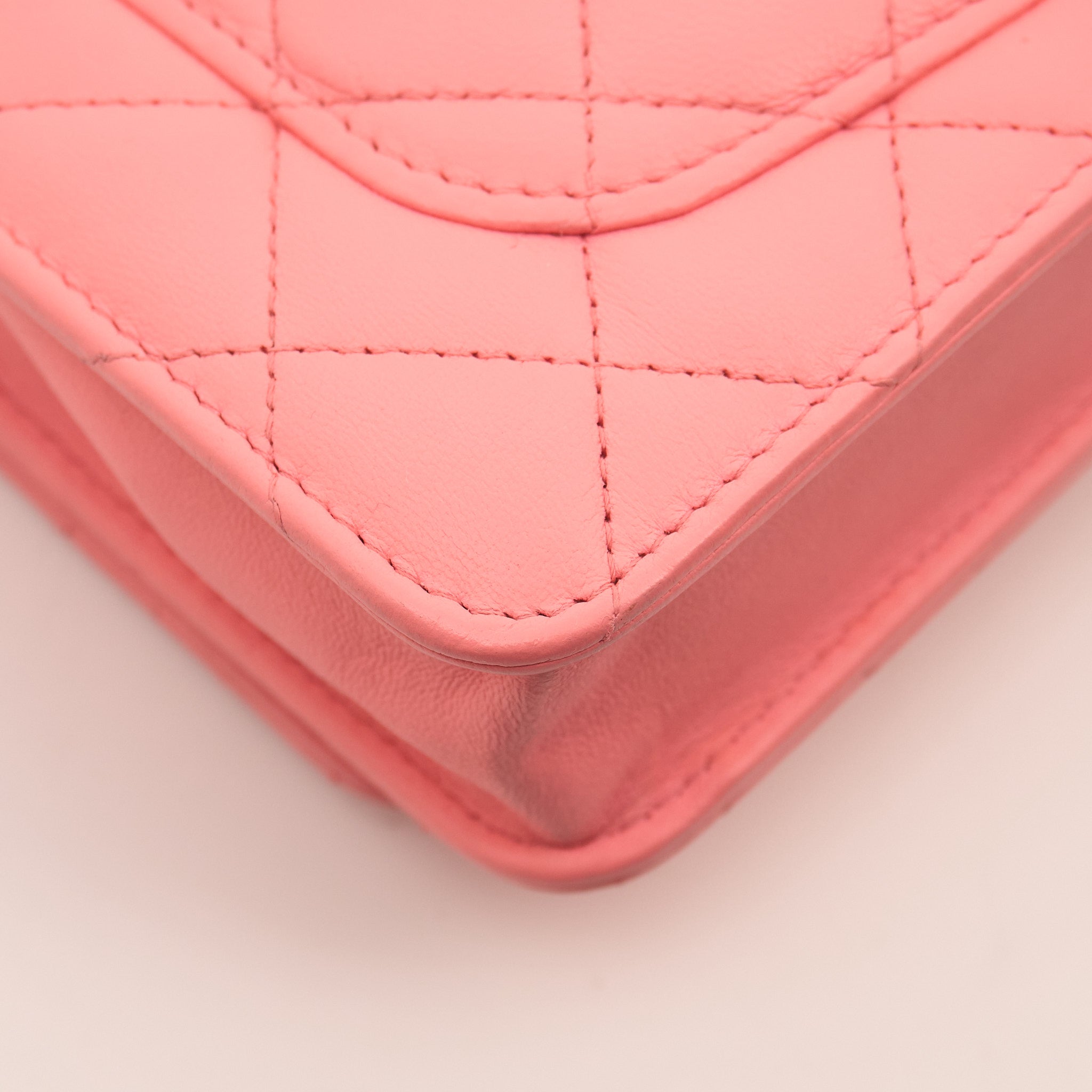 Chanel Pink Pearl Crush Wallet On Chain GHW