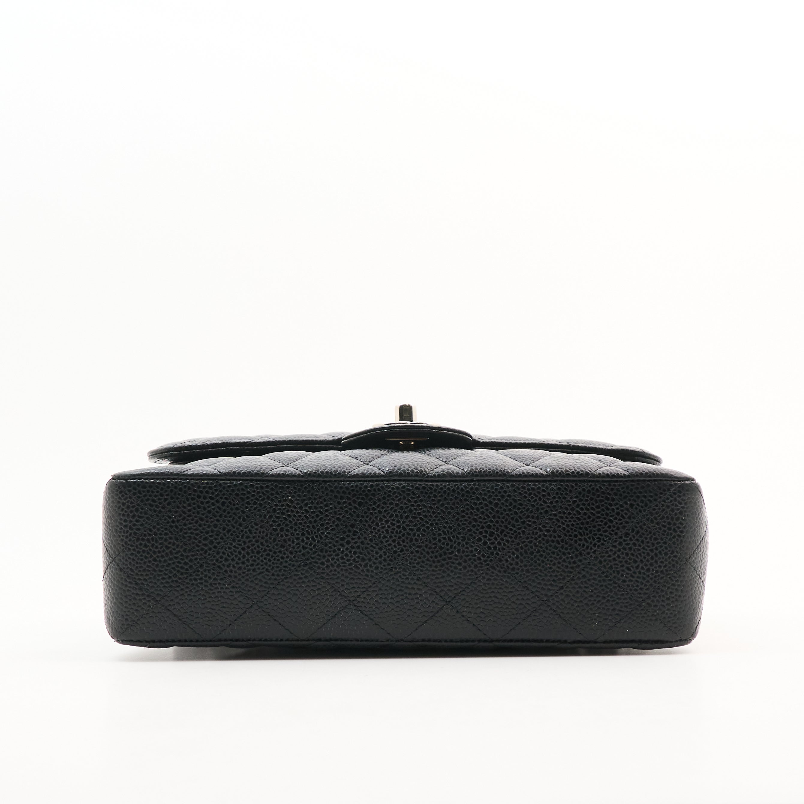 Chanel Small Classic Double Flap Black Caviar SHW