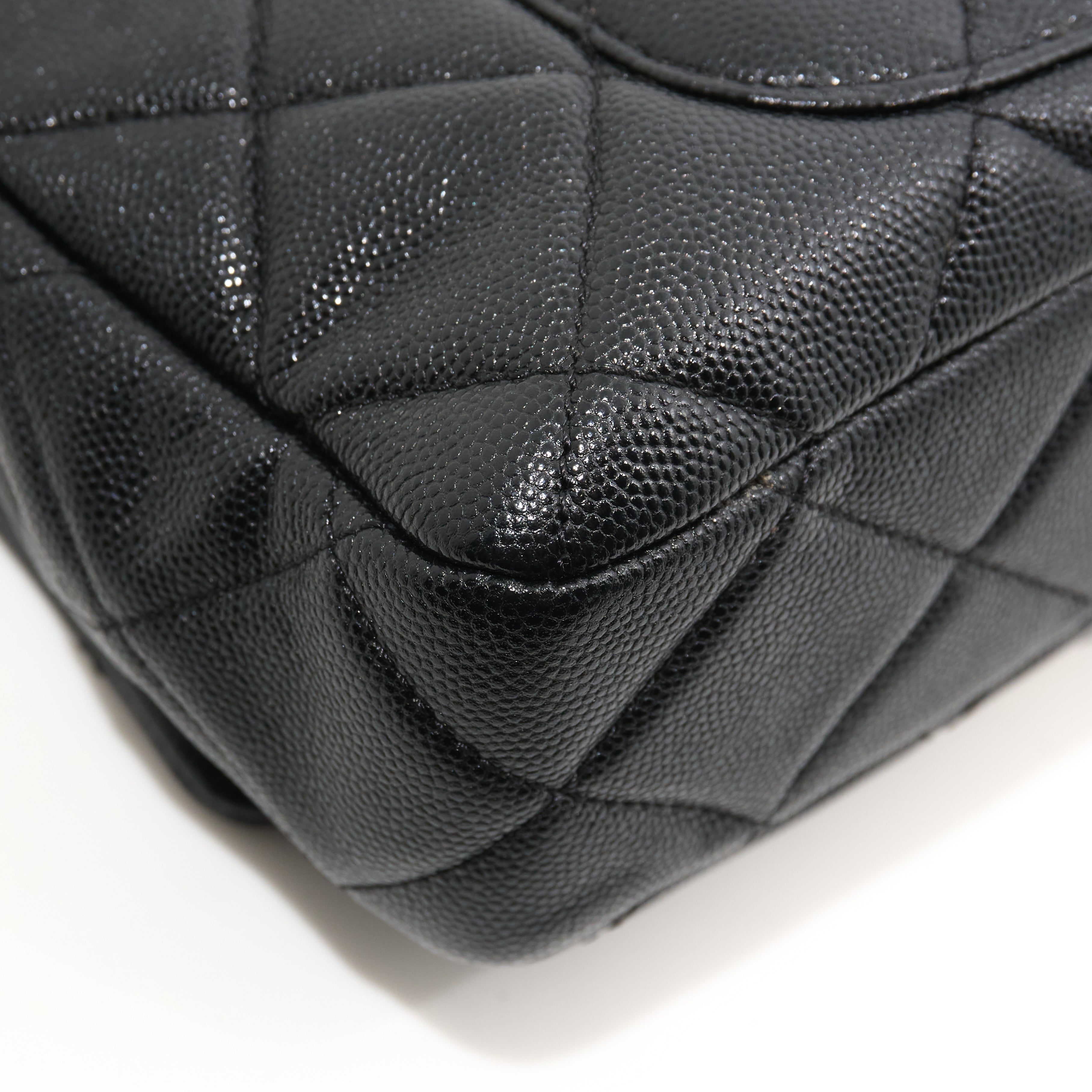 Chanel Funky Match Black Caviar Chain Bag GHW
