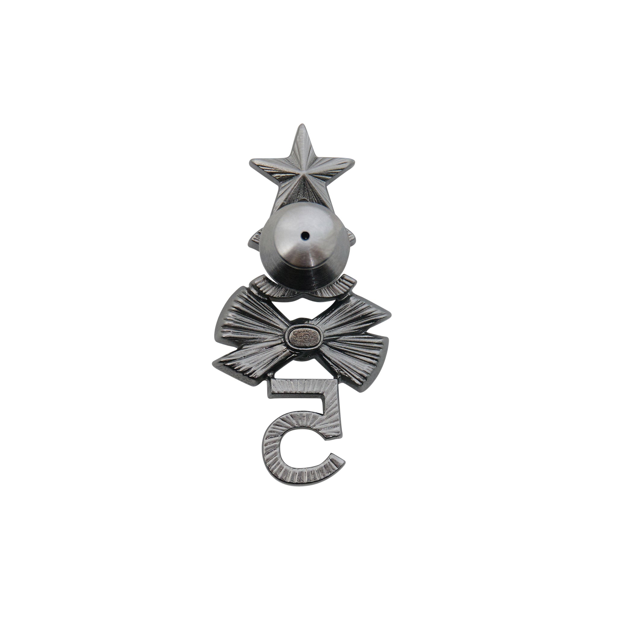 Chanel Star / No.5 / Ribbon Brooch With Crystal