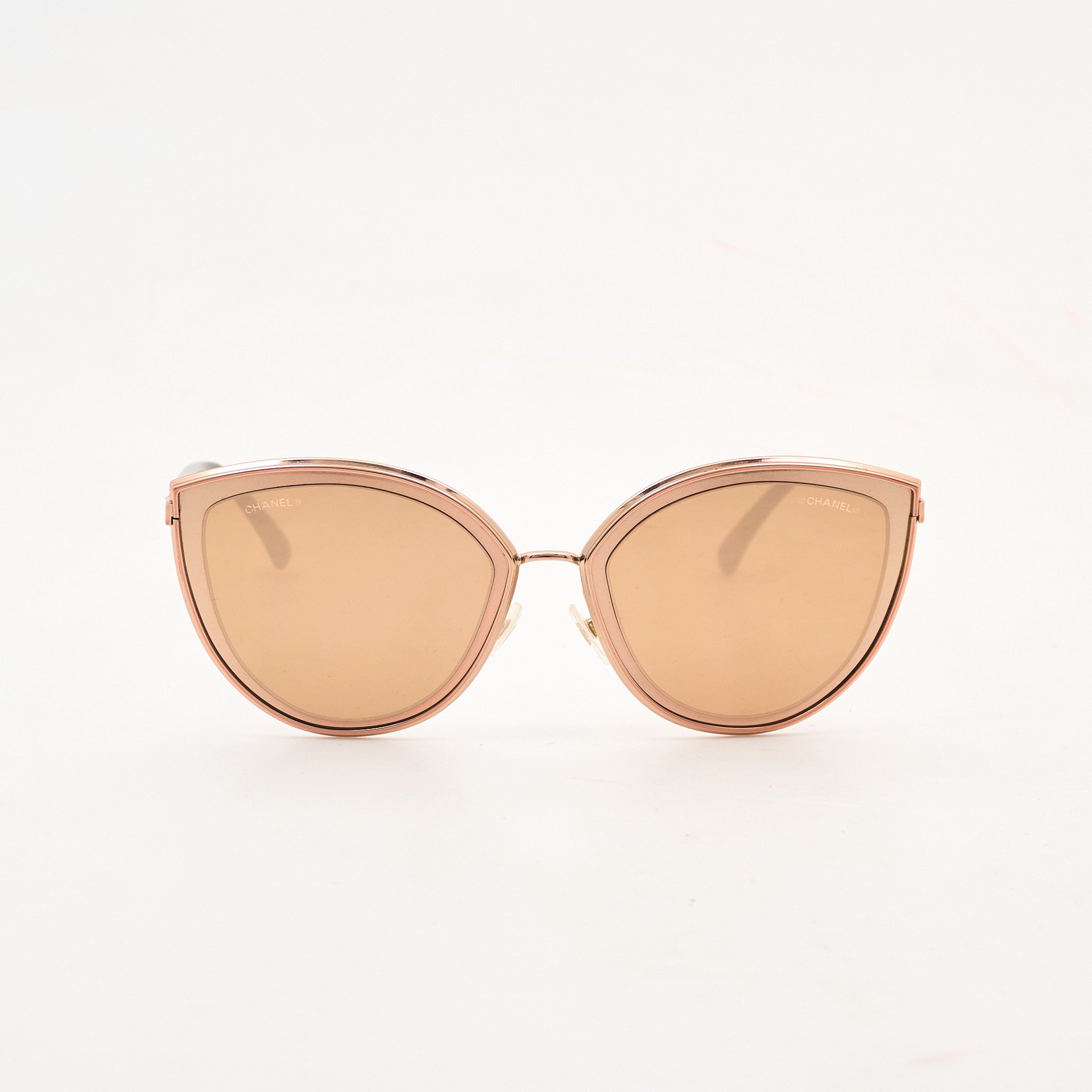 Chanel Rose Gold Sunglasses