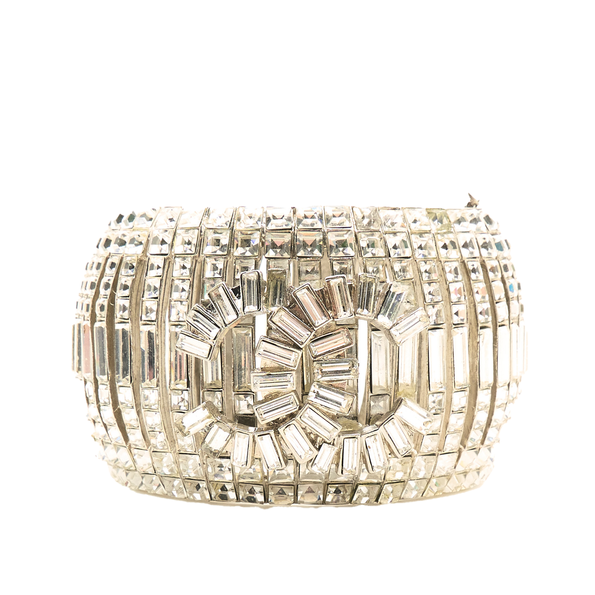 Chanel Swarovski Crystal Cuff Bracelet
