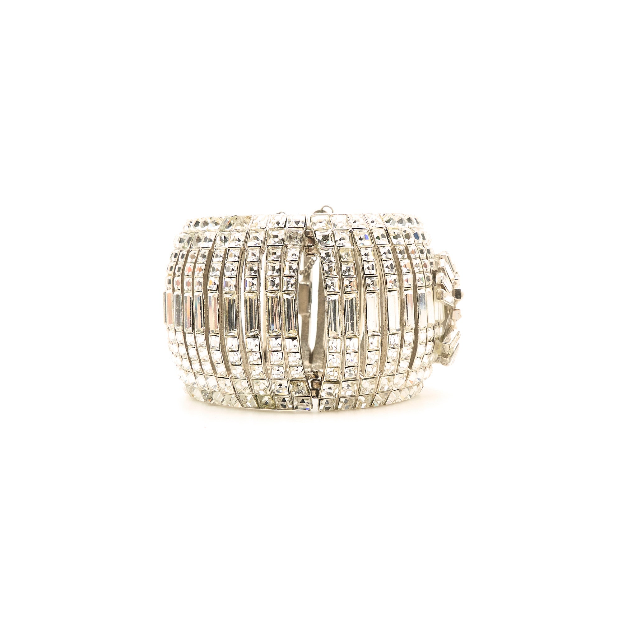 Chanel Swarovski Crystal Cuff Bracelet