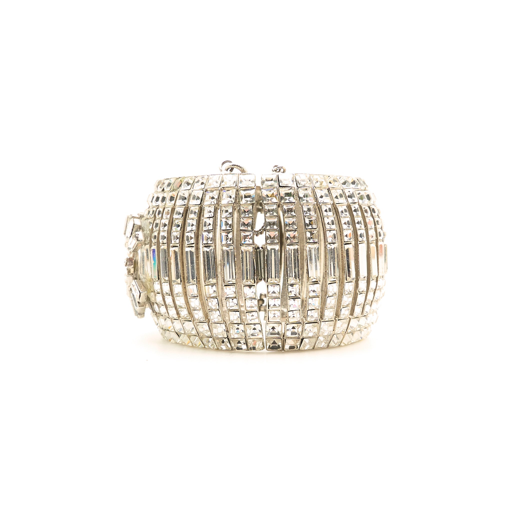 Chanel Swarovski Crystal Cuff Bracelet