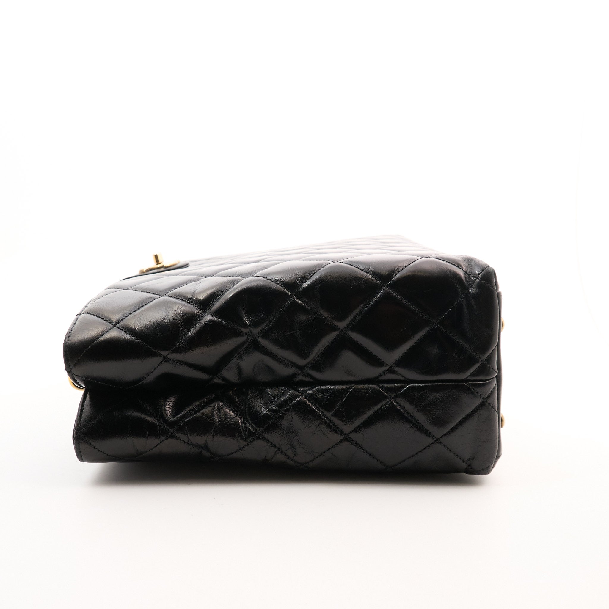 Chanel Quilted Black Tote GHW