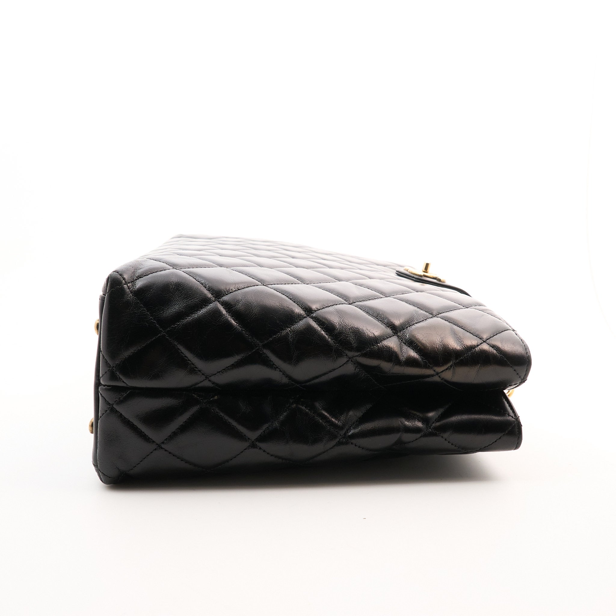 Chanel Quilted Black Tote GHW