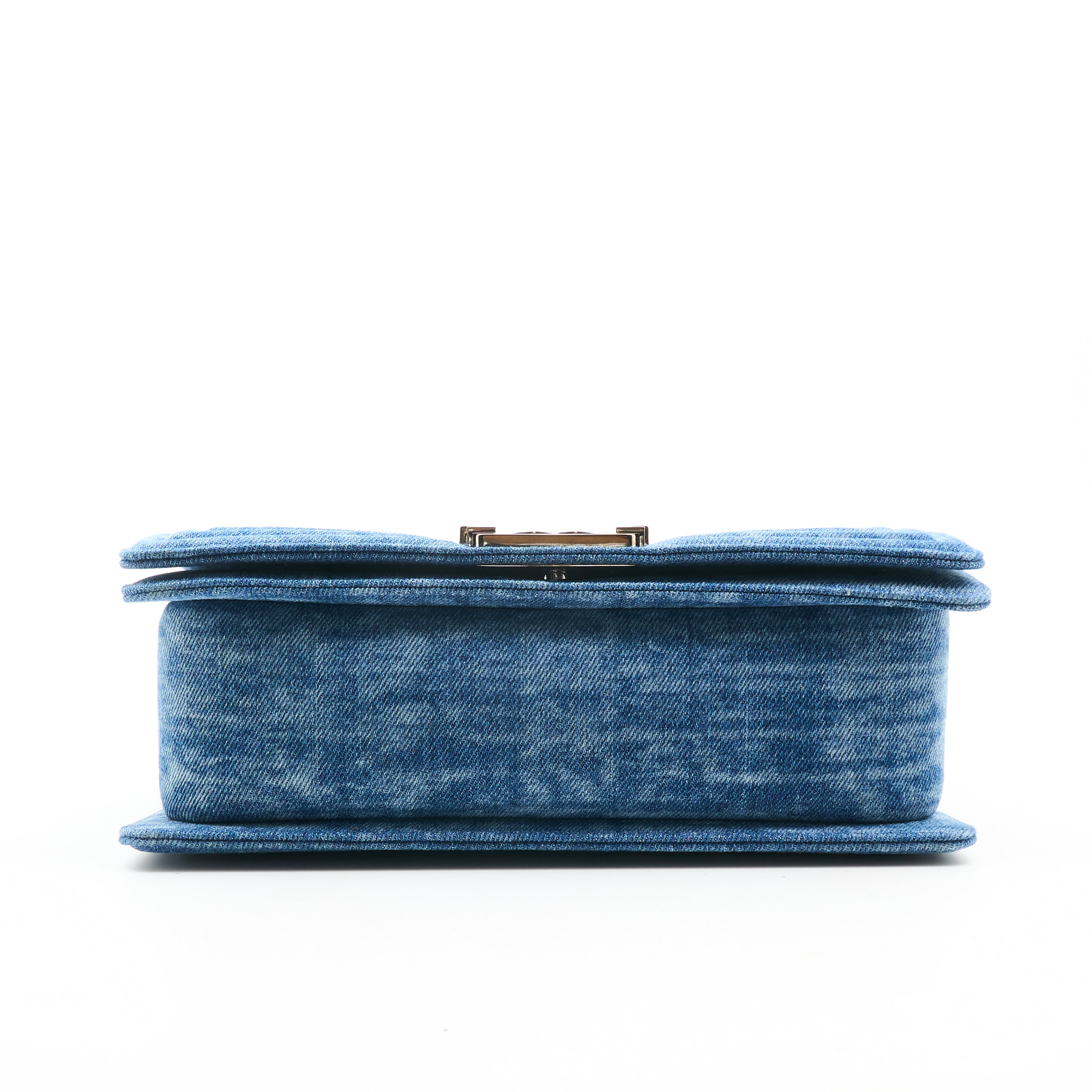 Chanel Denim & Tweed Boy Bag SHW