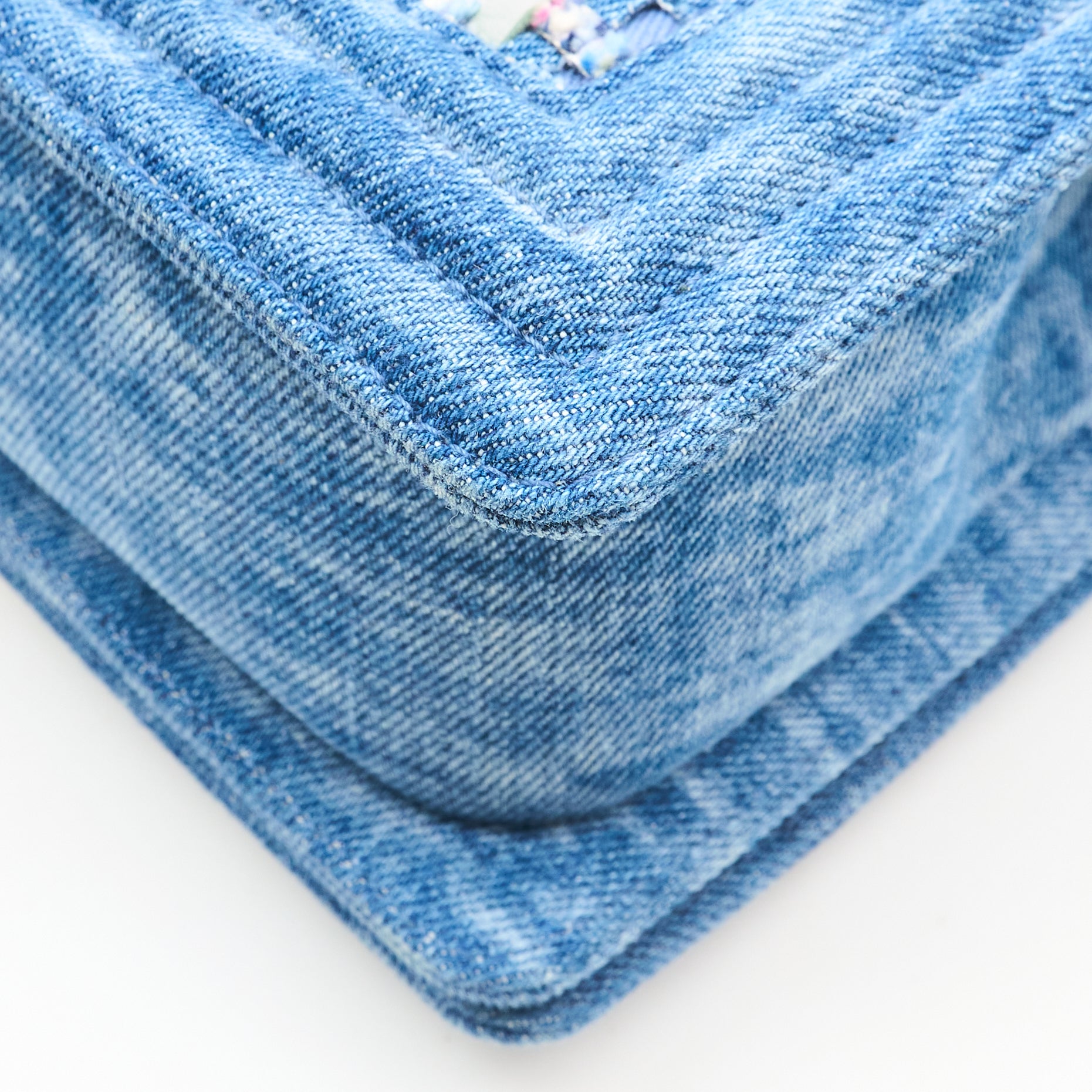 Chanel Denim & Tweed Boy Bag SHW
