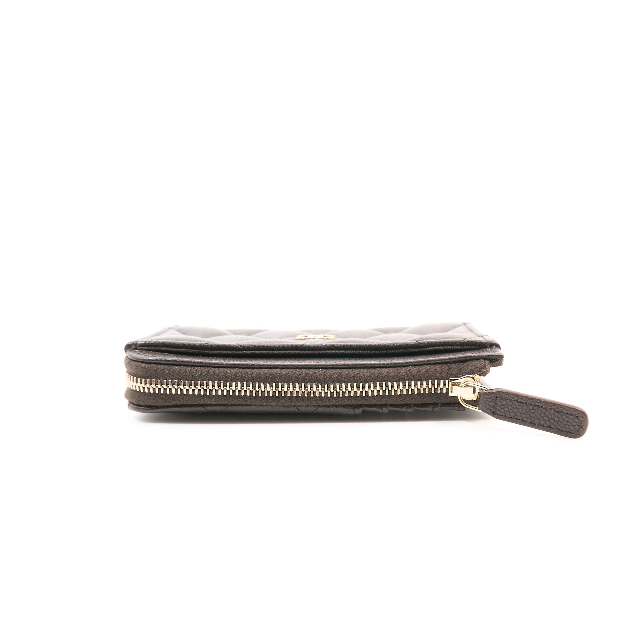 Chanel Brown Caviar Wallet LGHW