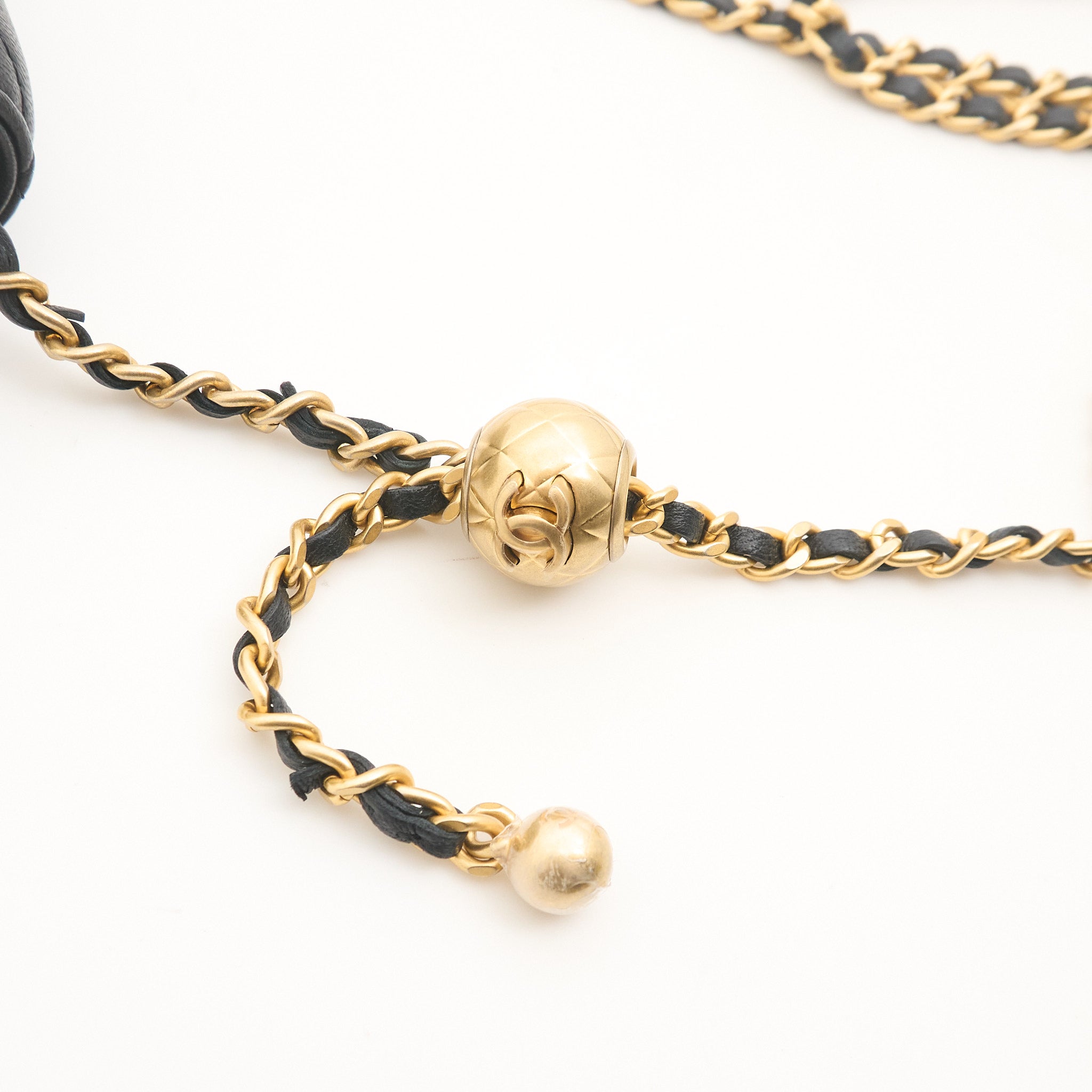 Chanel Wallet on Chain WOC Pearl Crush Black Lambskin GHW