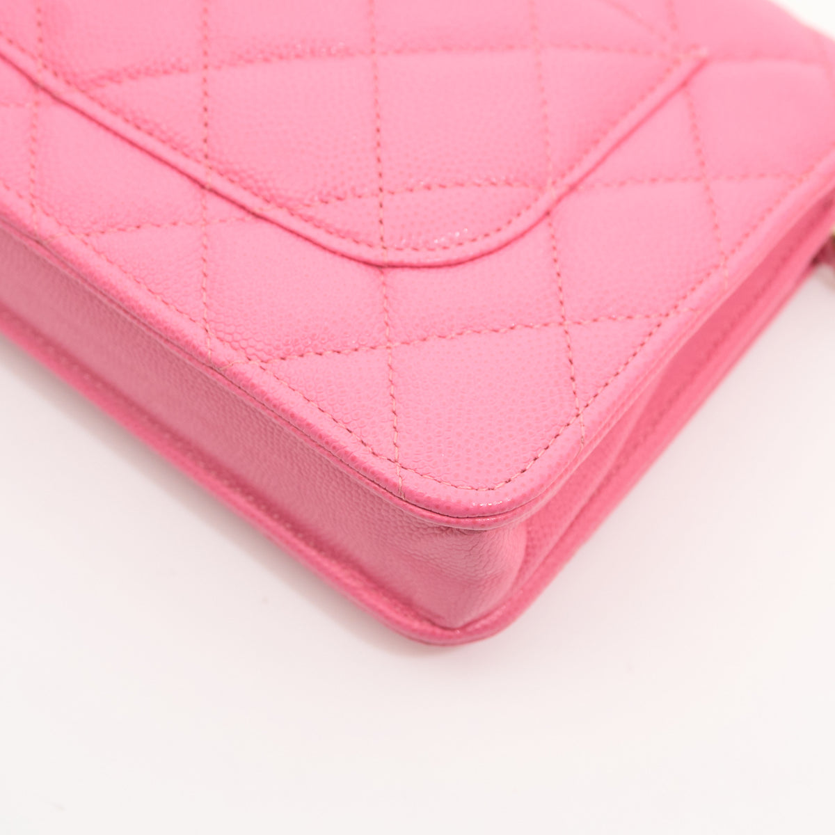 Chanel Classic Wallet on Chain Pink Caviar LGHW