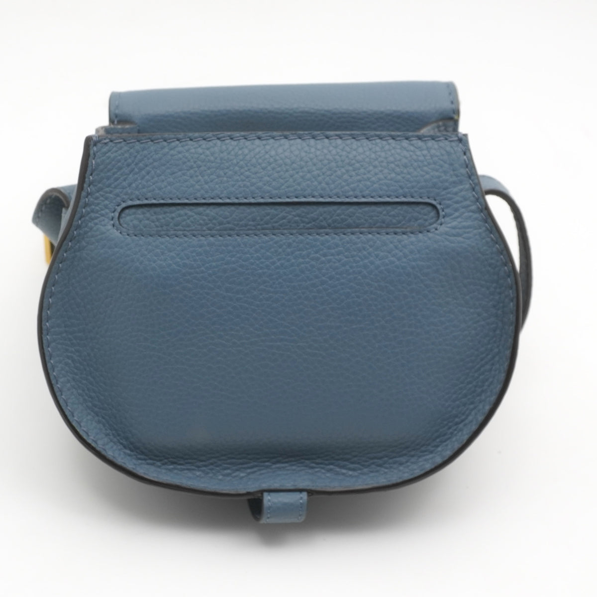 Chloe Small Marcie Blue Leather Bag