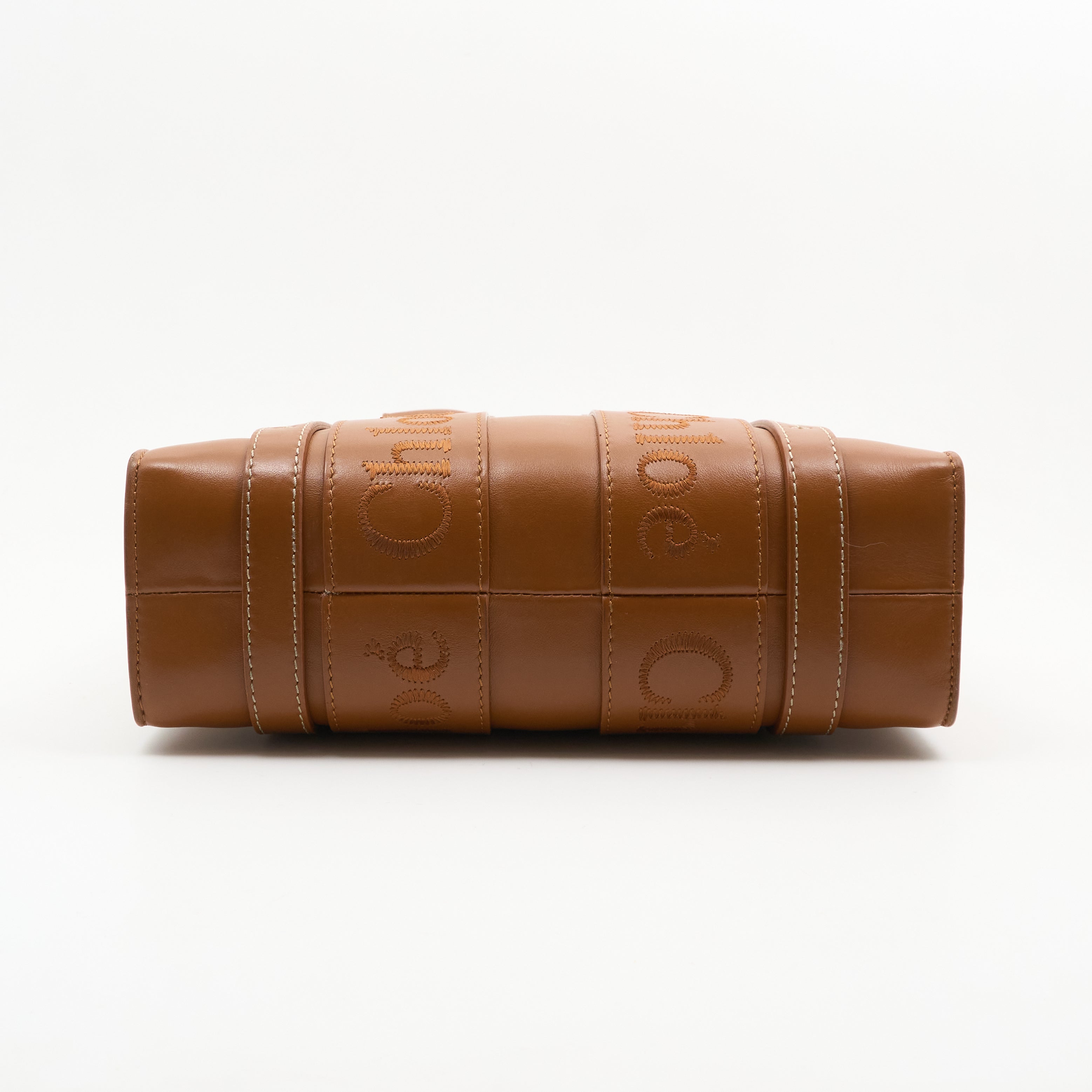 Chloe Small Woody Bag In Caramel Leather
