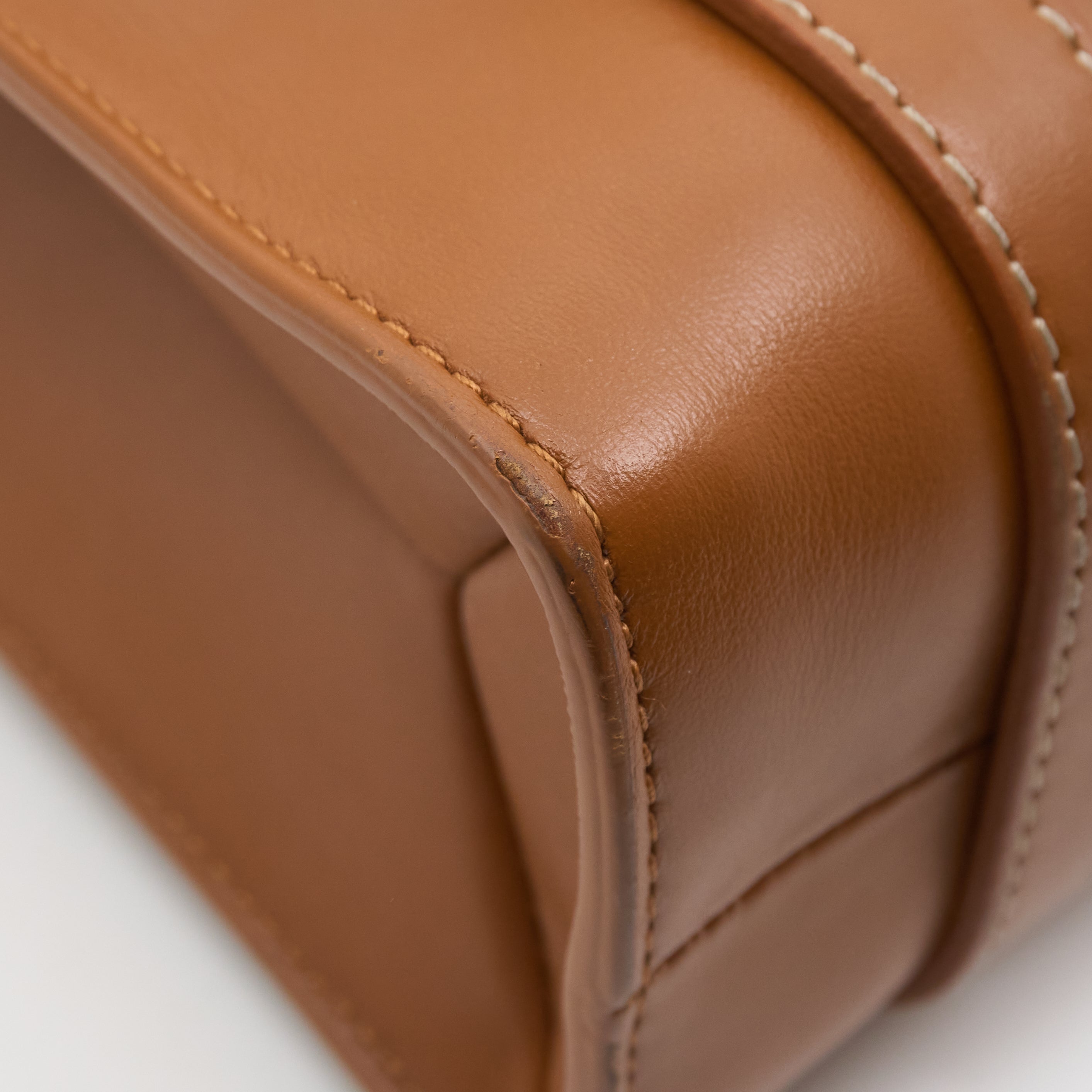 Chloe Small Woody Bag In Caramel Leather