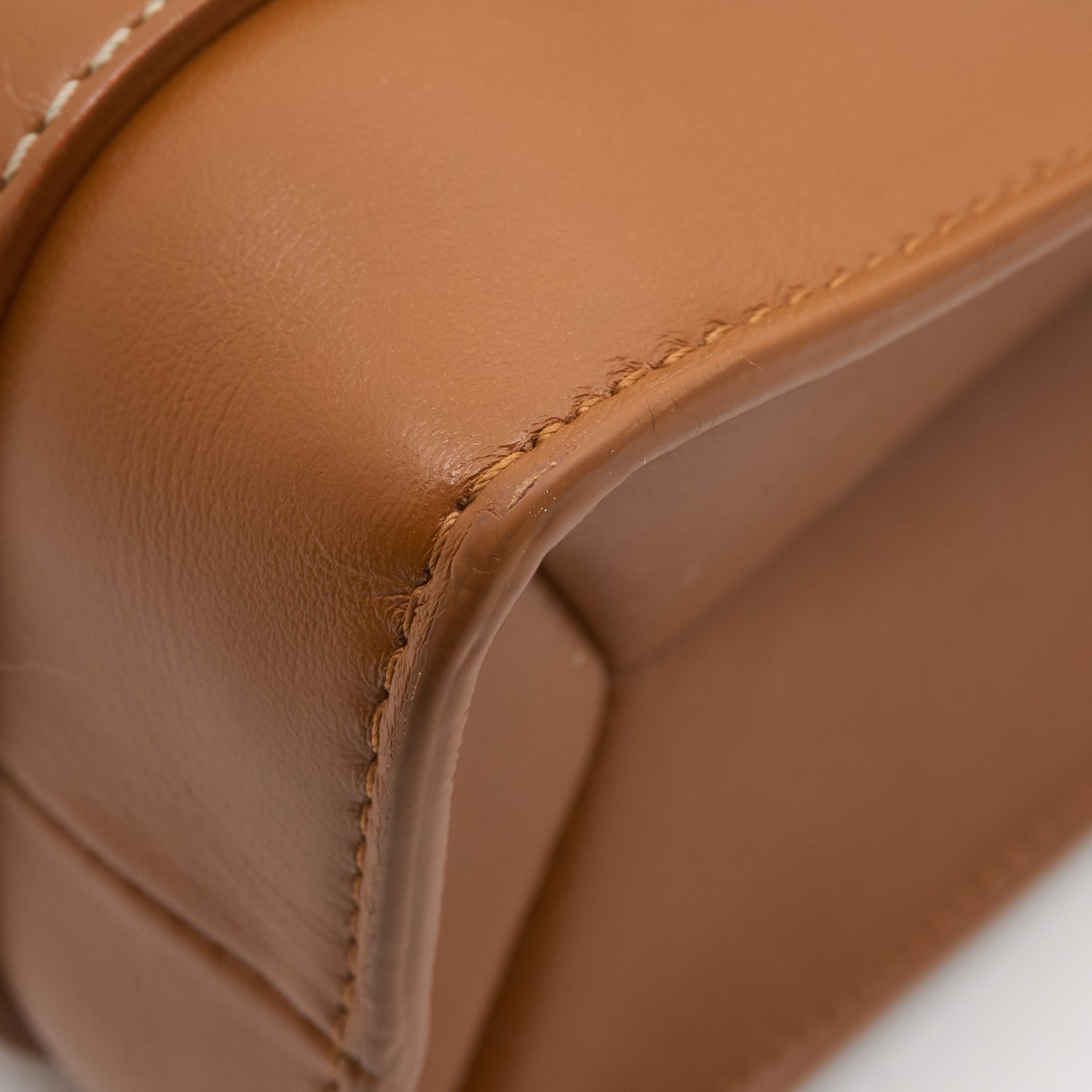 Chloe Small Woody Bag In Caramel Leather