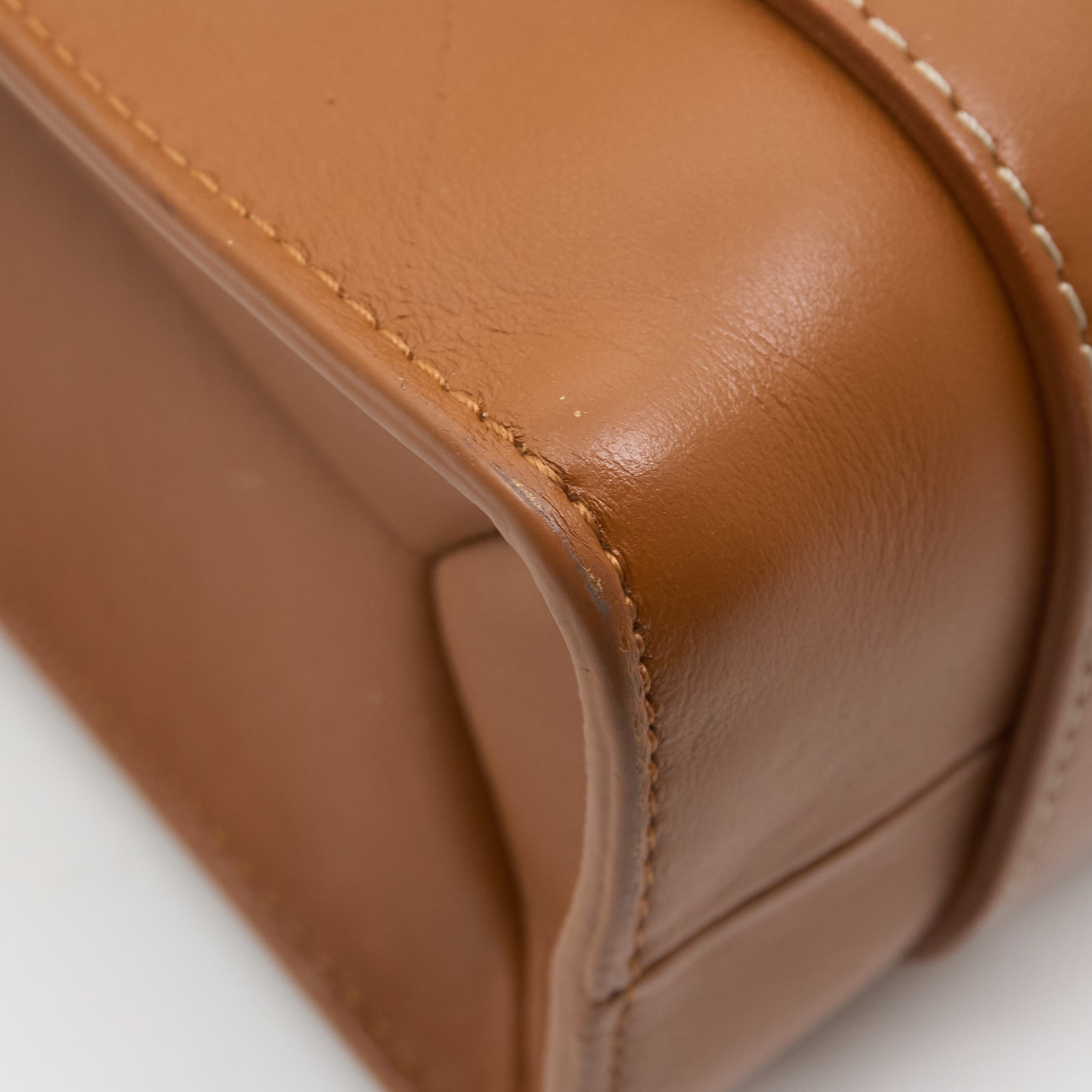 Chloe Small Woody Bag In Caramel Leather