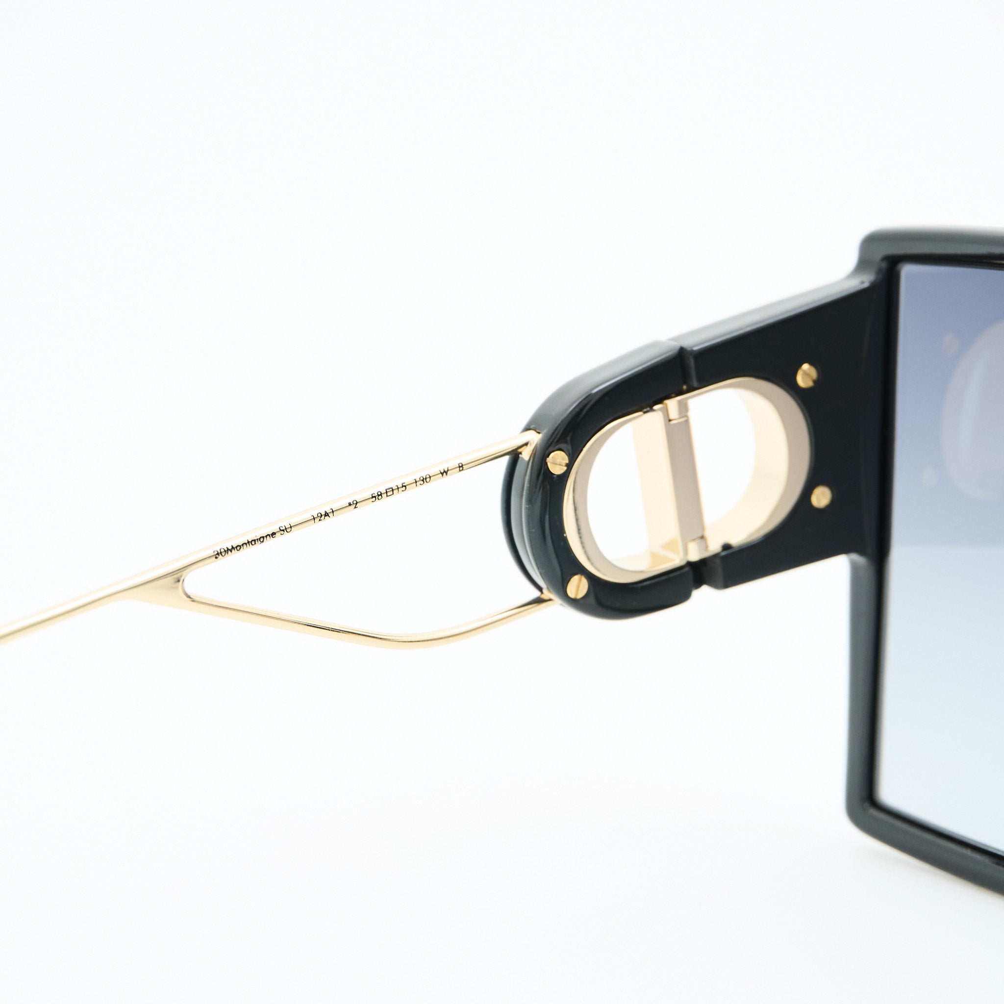 Christian Dior 30 Montaigne Black Sunglasses