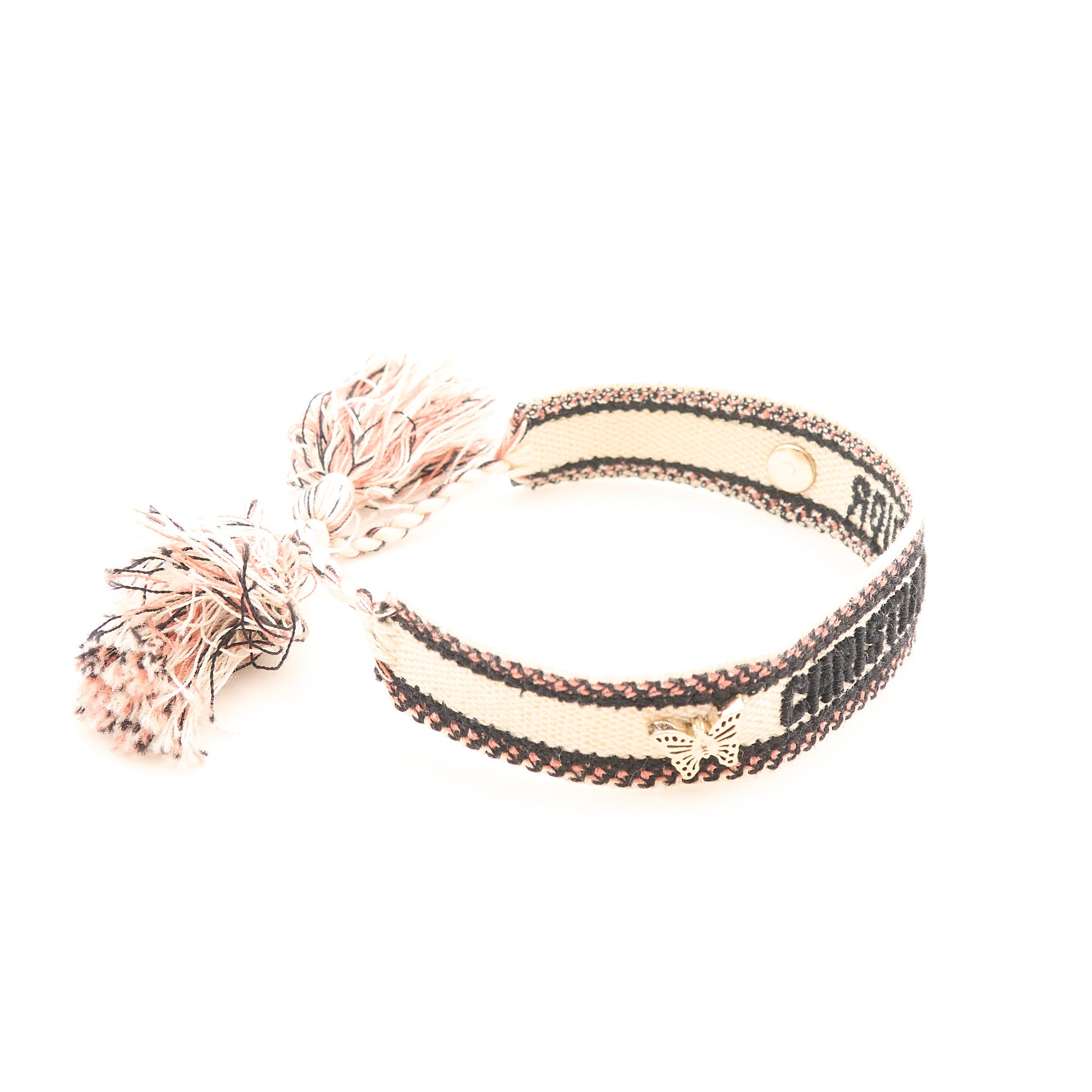 Christian Dior Beige Pink Bracelet
