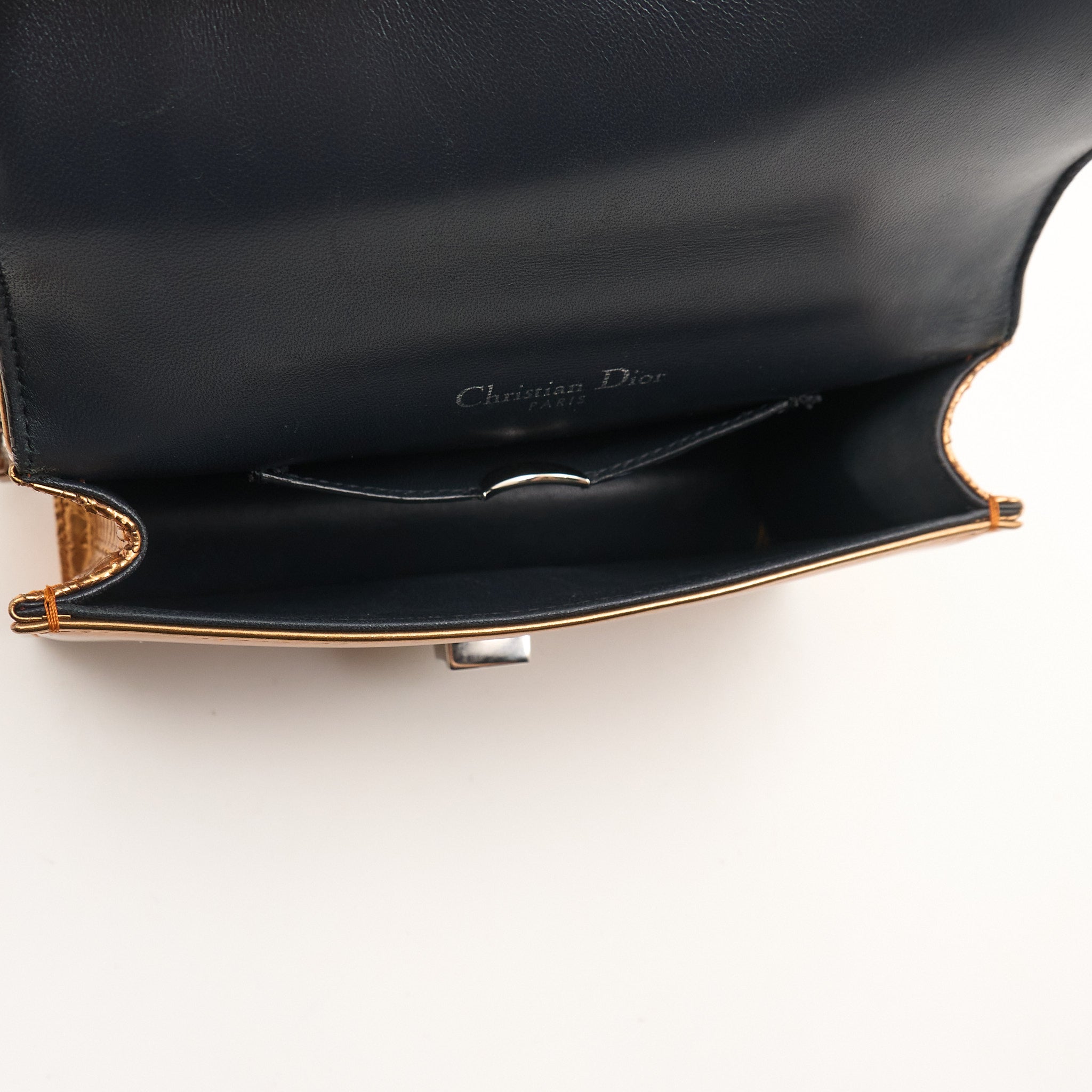 Christian Dior Diorama Wallet On Chain Bronze