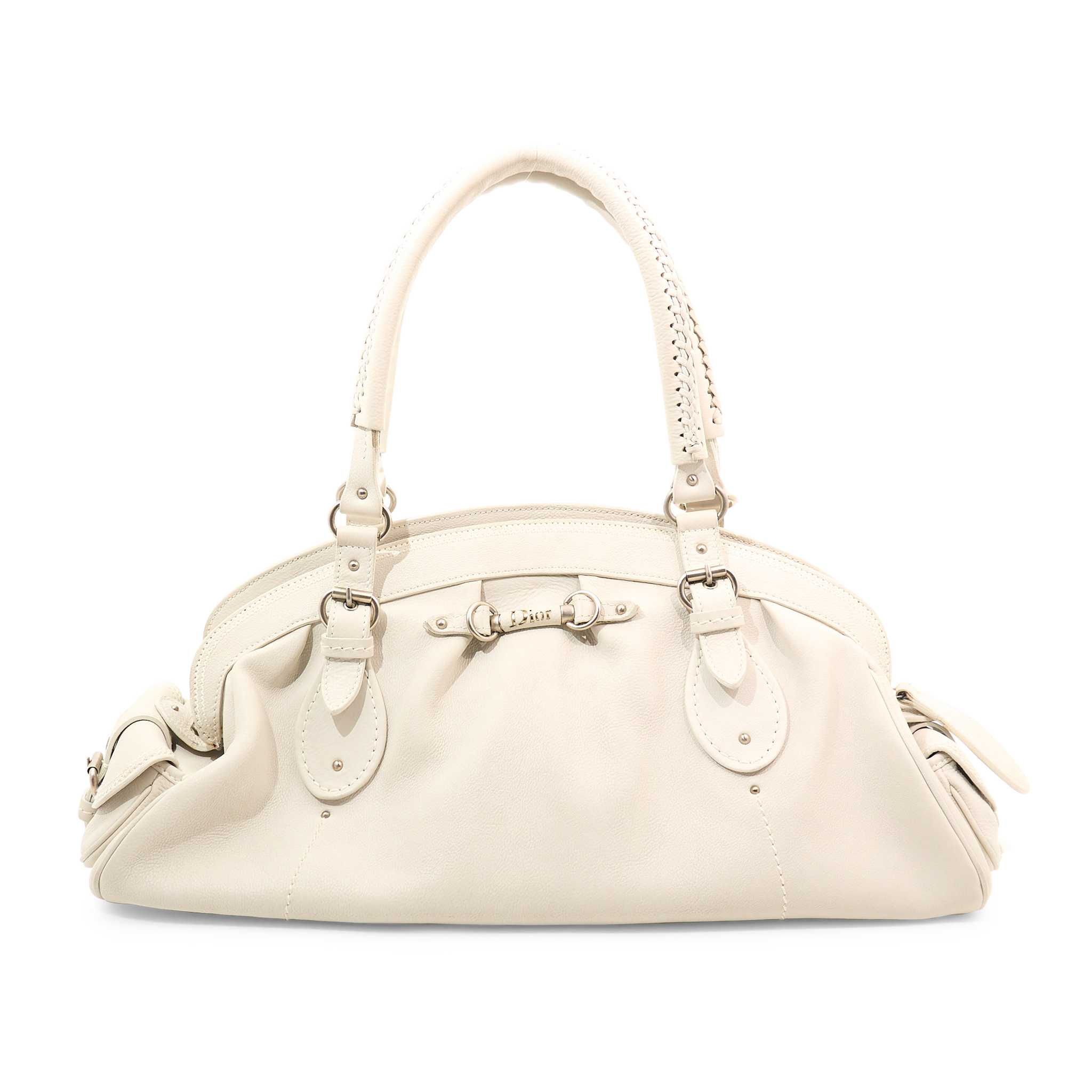 Christian Dior Ivory Frame Shoulder Bag