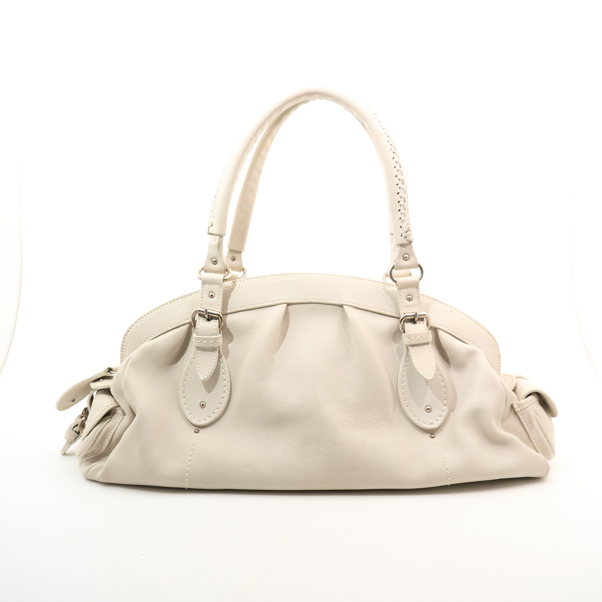 Christian Dior Ivory Frame Shoulder Bag
