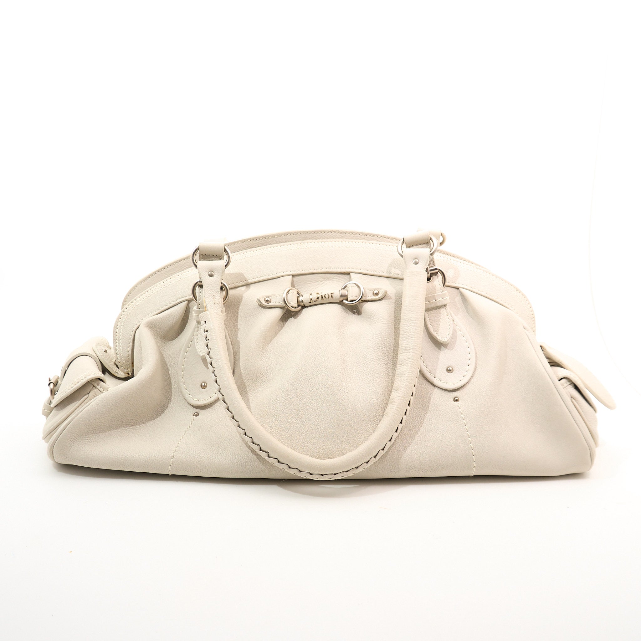 Christian Dior Ivory Frame Shoulder Bag