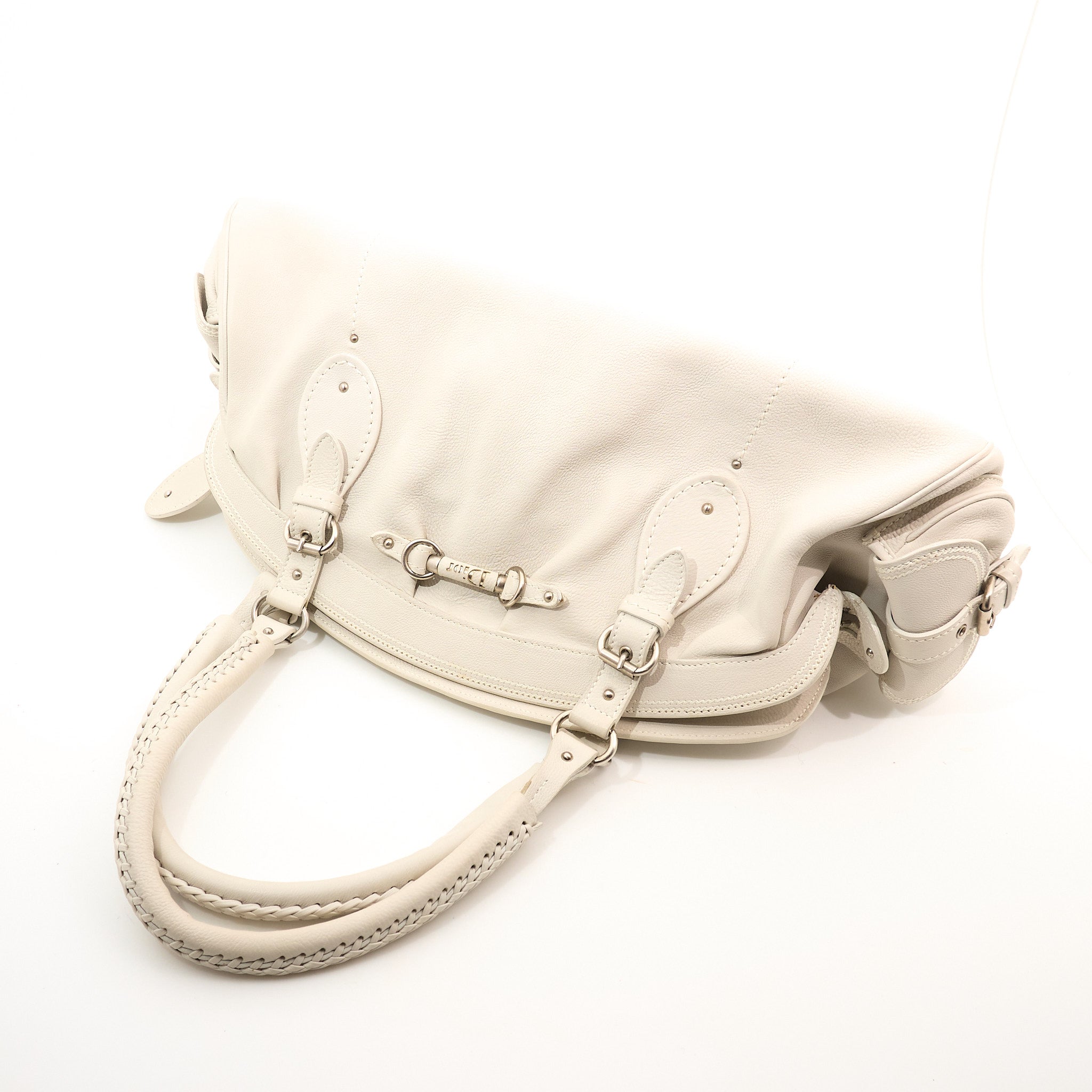 Christian Dior Ivory Frame Shoulder Bag
