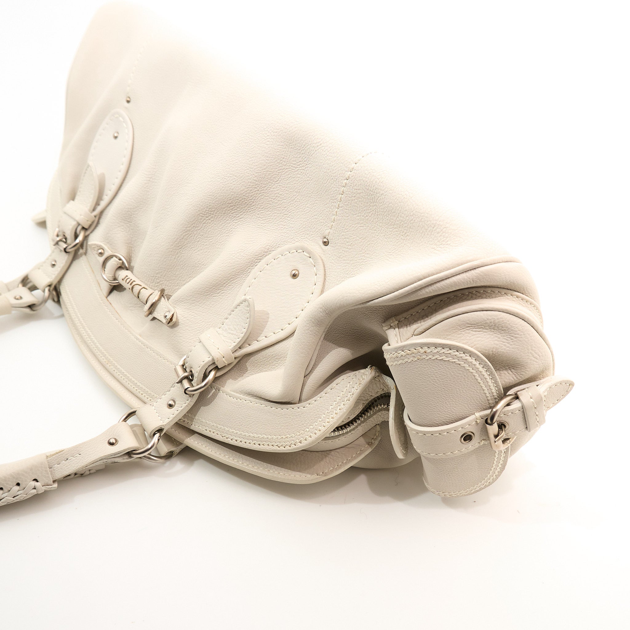 Christian Dior Ivory Frame Shoulder Bag