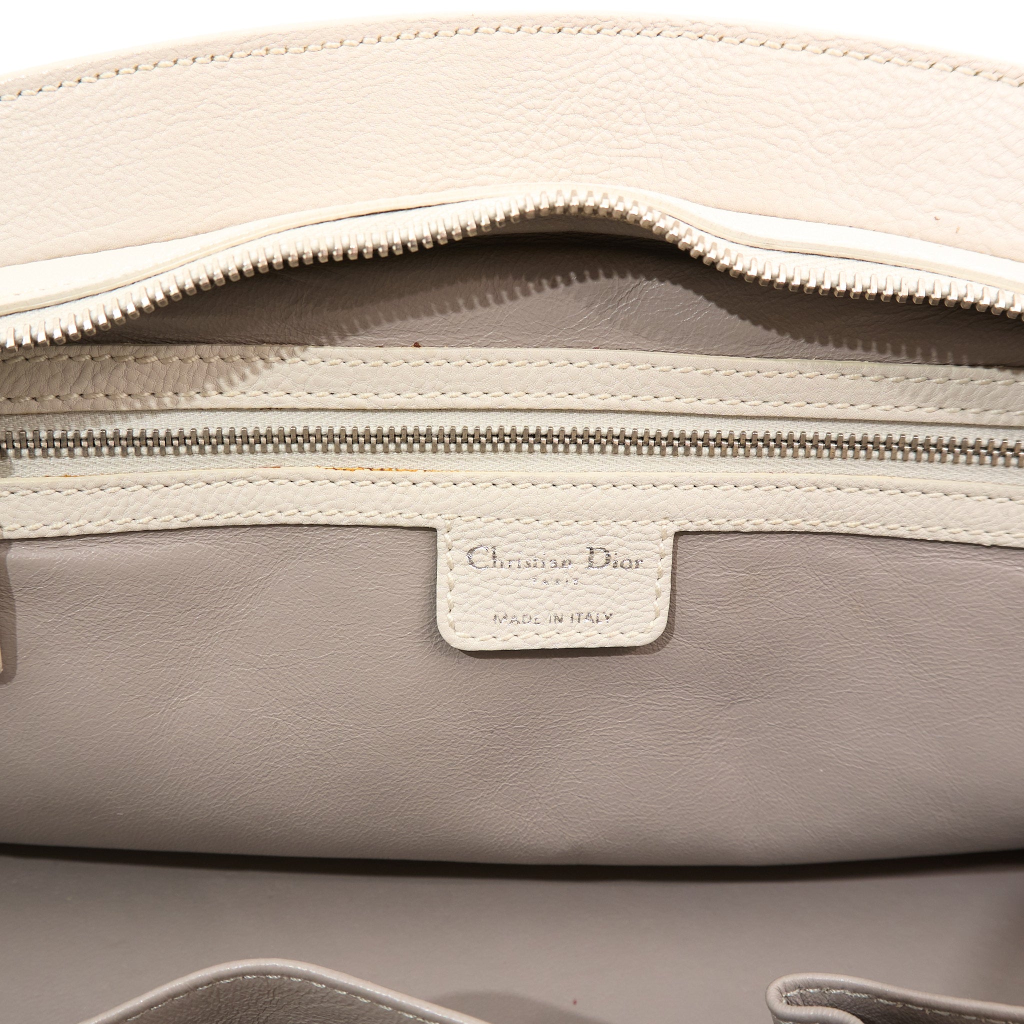 Christian Dior Ivory Frame Shoulder Bag