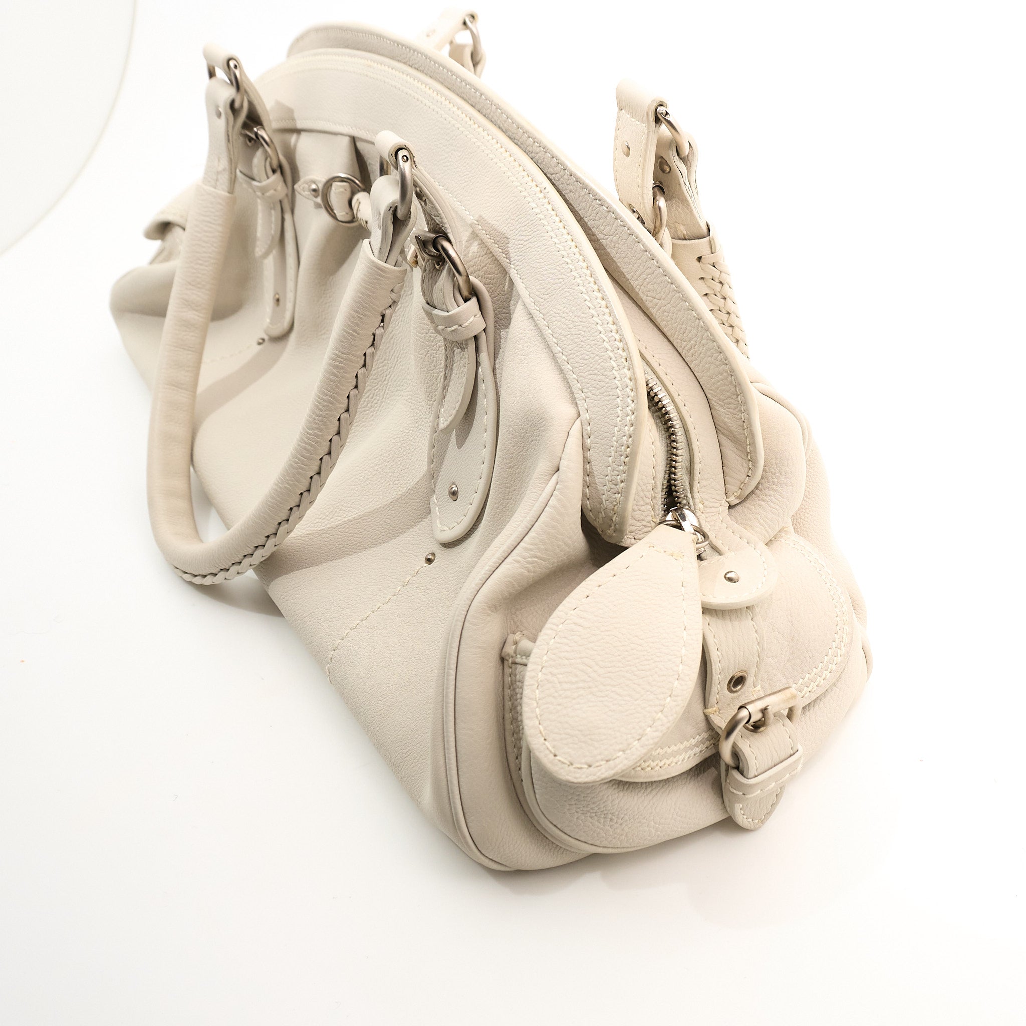 Christian Dior Ivory Frame Shoulder Bag