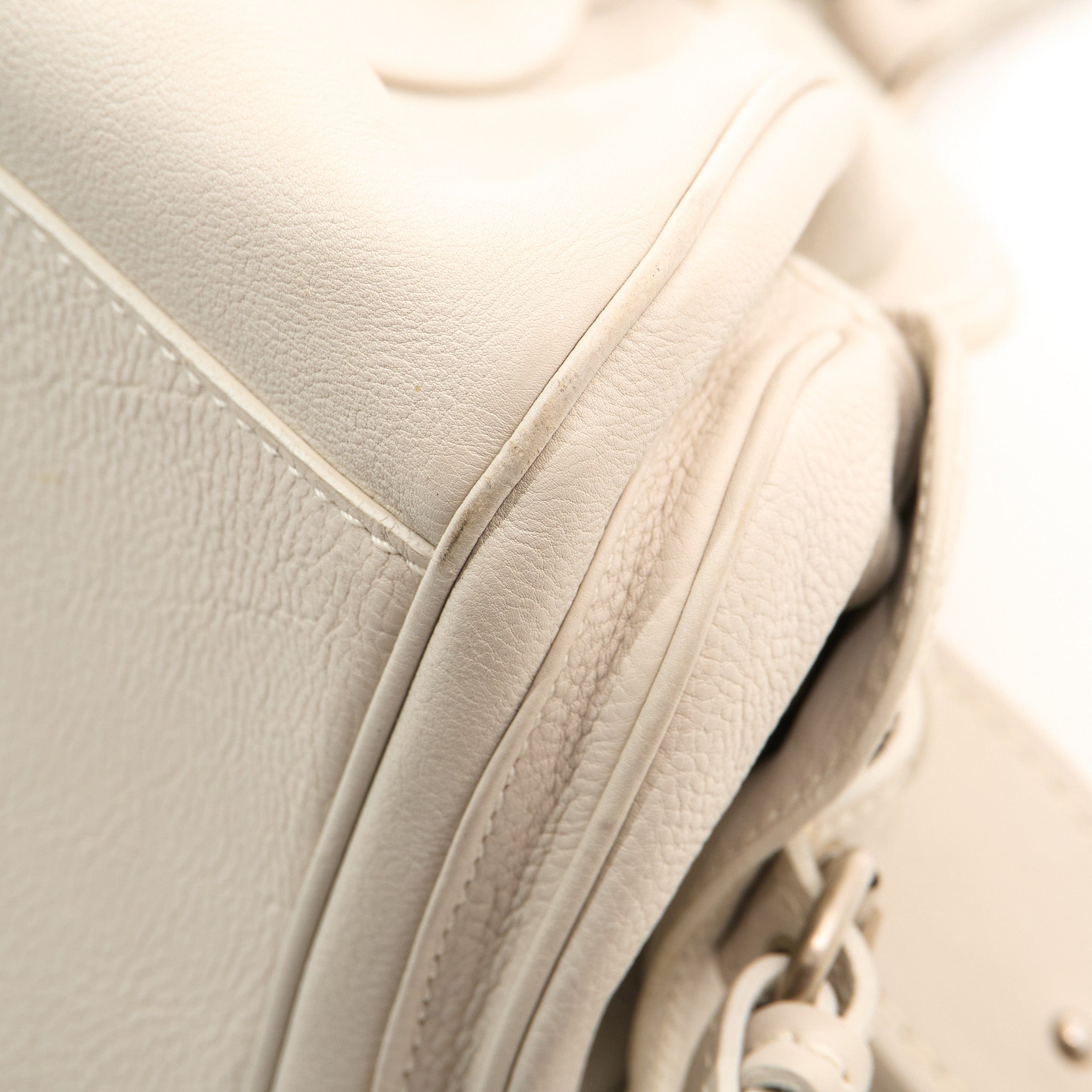 Christian Dior Ivory Frame Shoulder Bag
