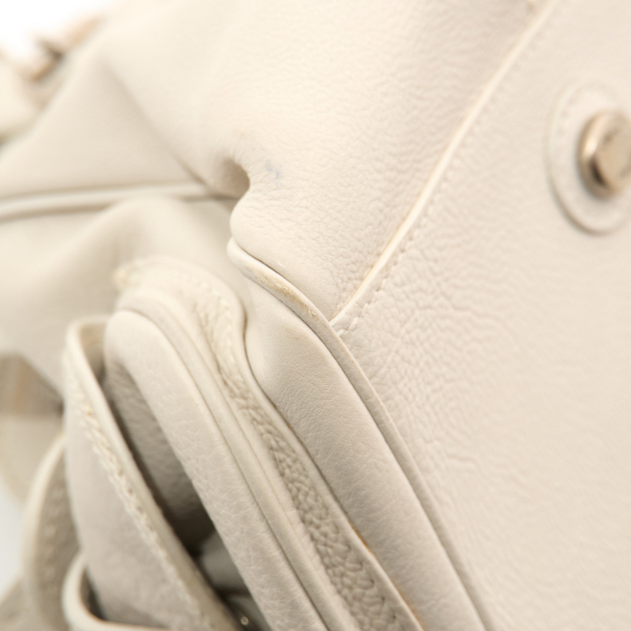 Christian Dior Ivory Frame Shoulder Bag