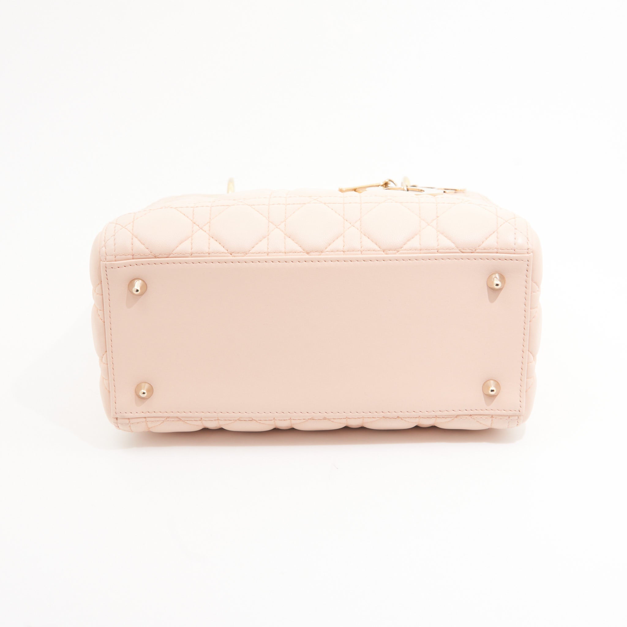 Christian Dior Lambskin Lady Dior Medium in Pink