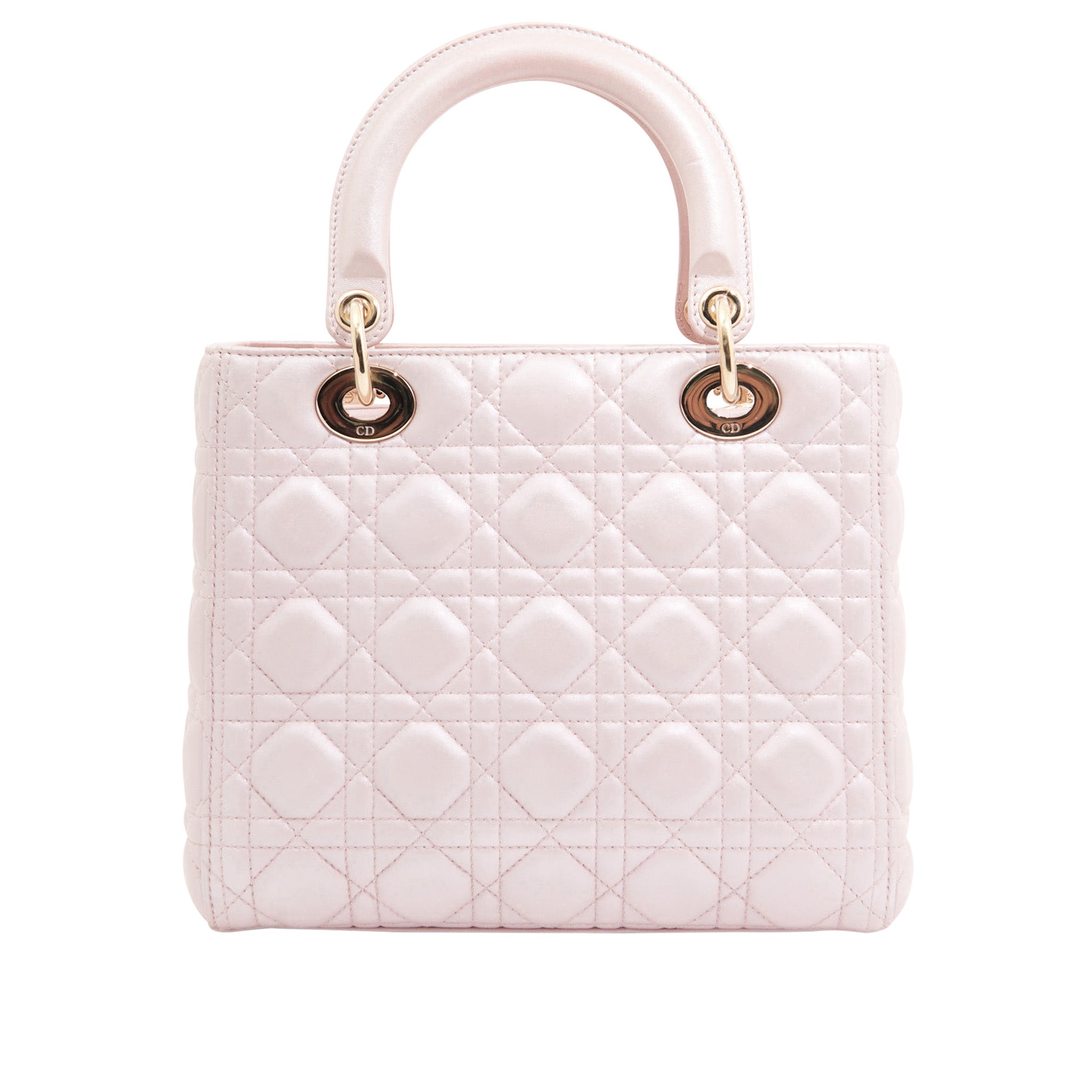 Christian Dior Leather Lady Dior in Pink