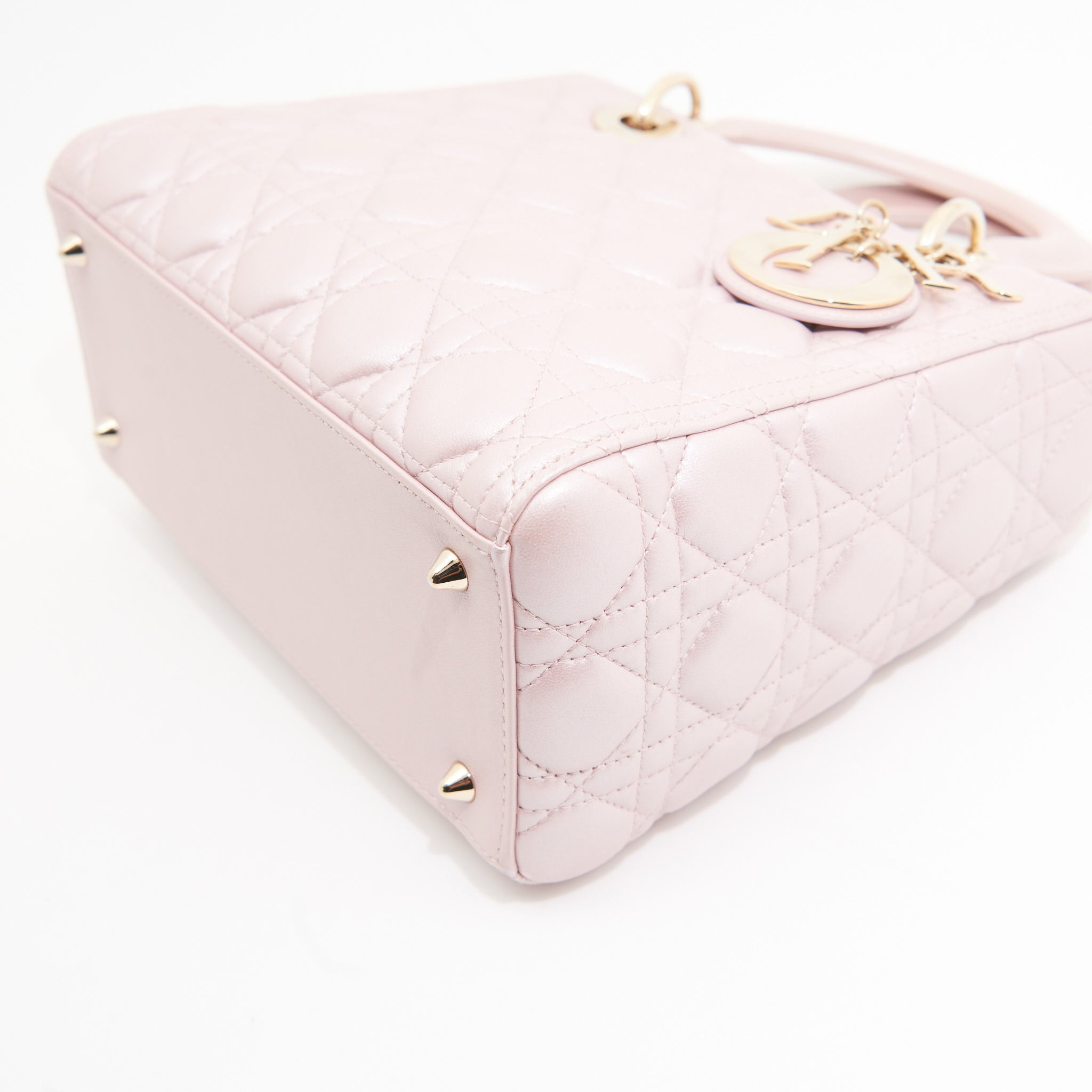 Christian Dior Leather Lady Dior in Pink