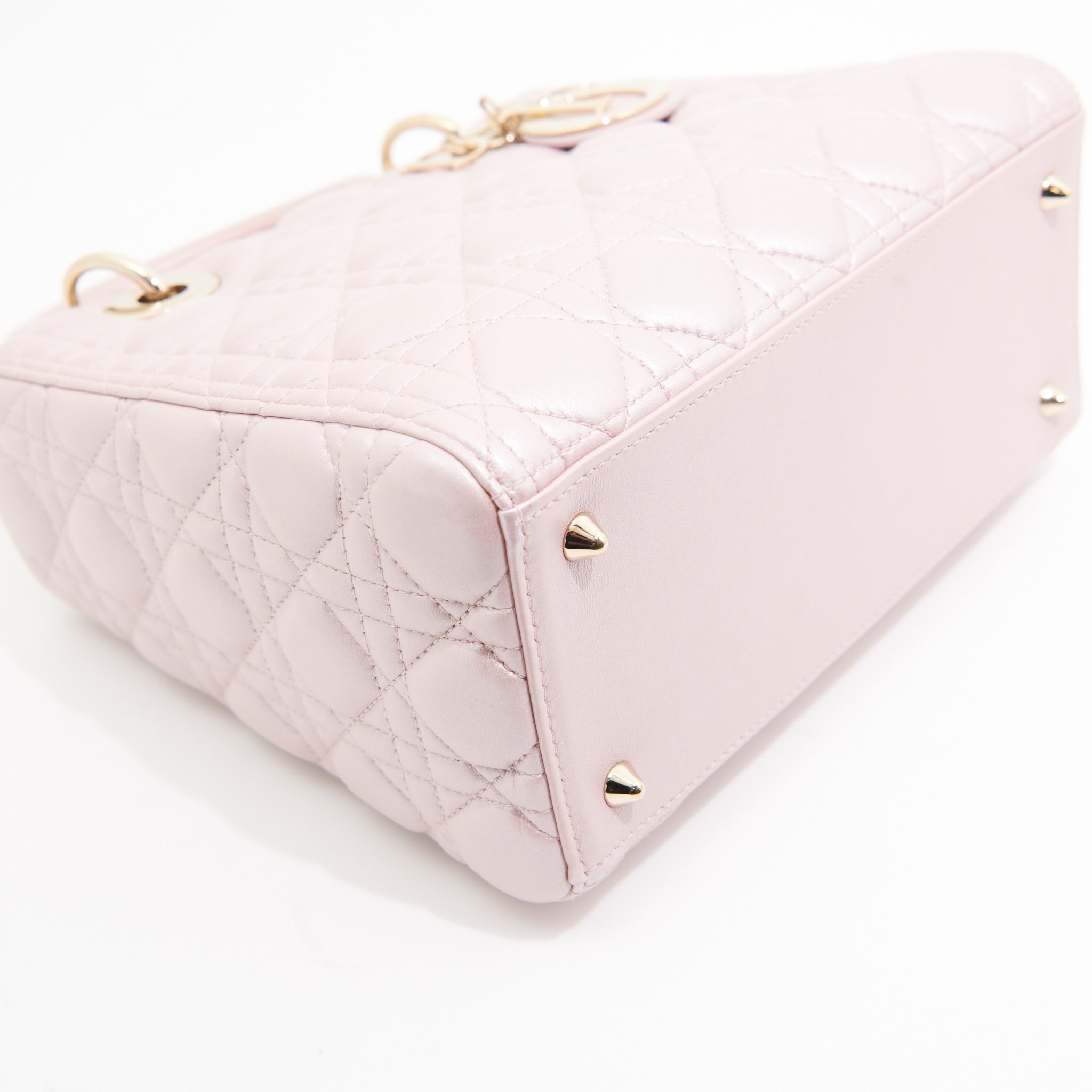 Christian Dior Leather Lady Dior in Pink