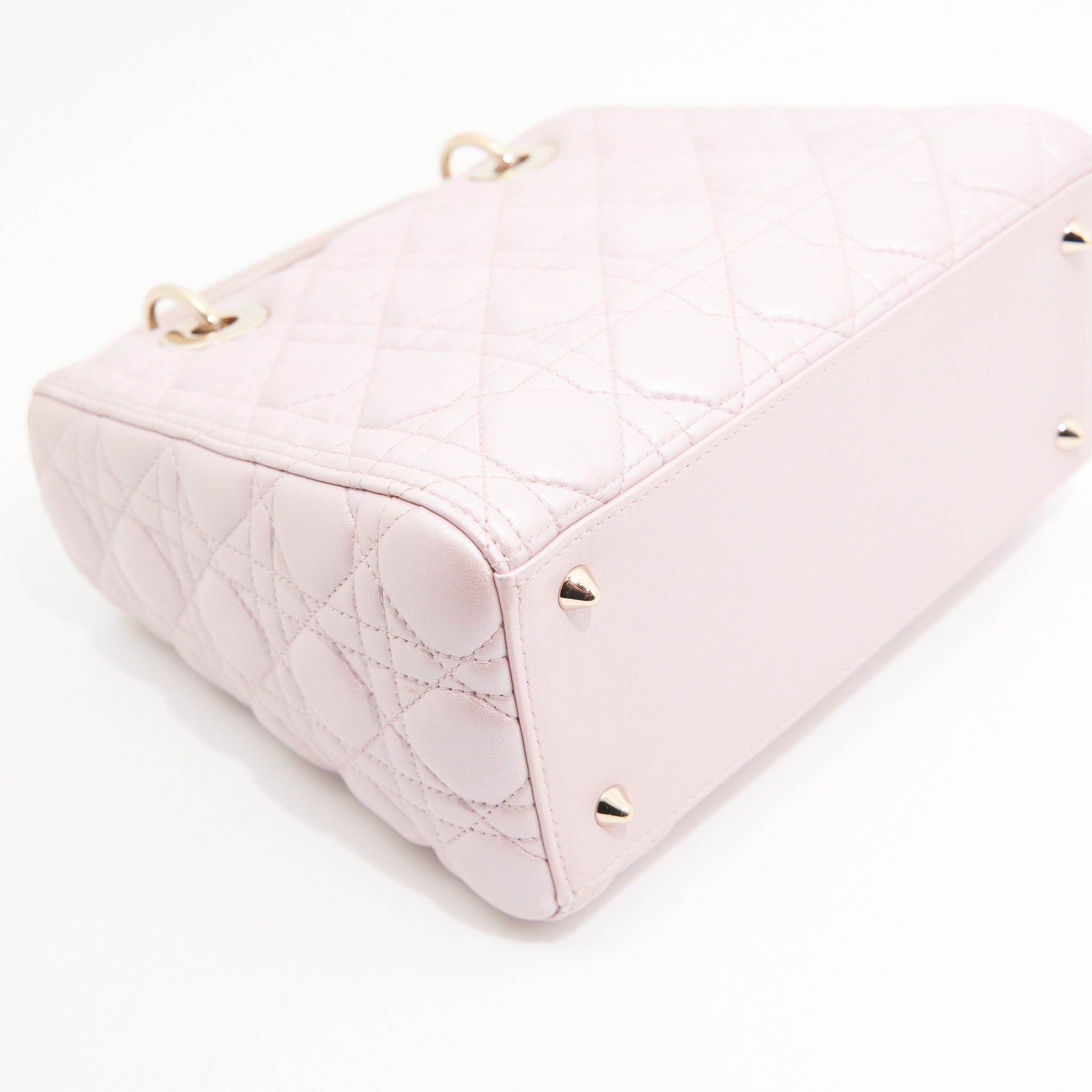 Christian Dior Leather Lady Dior in Pink