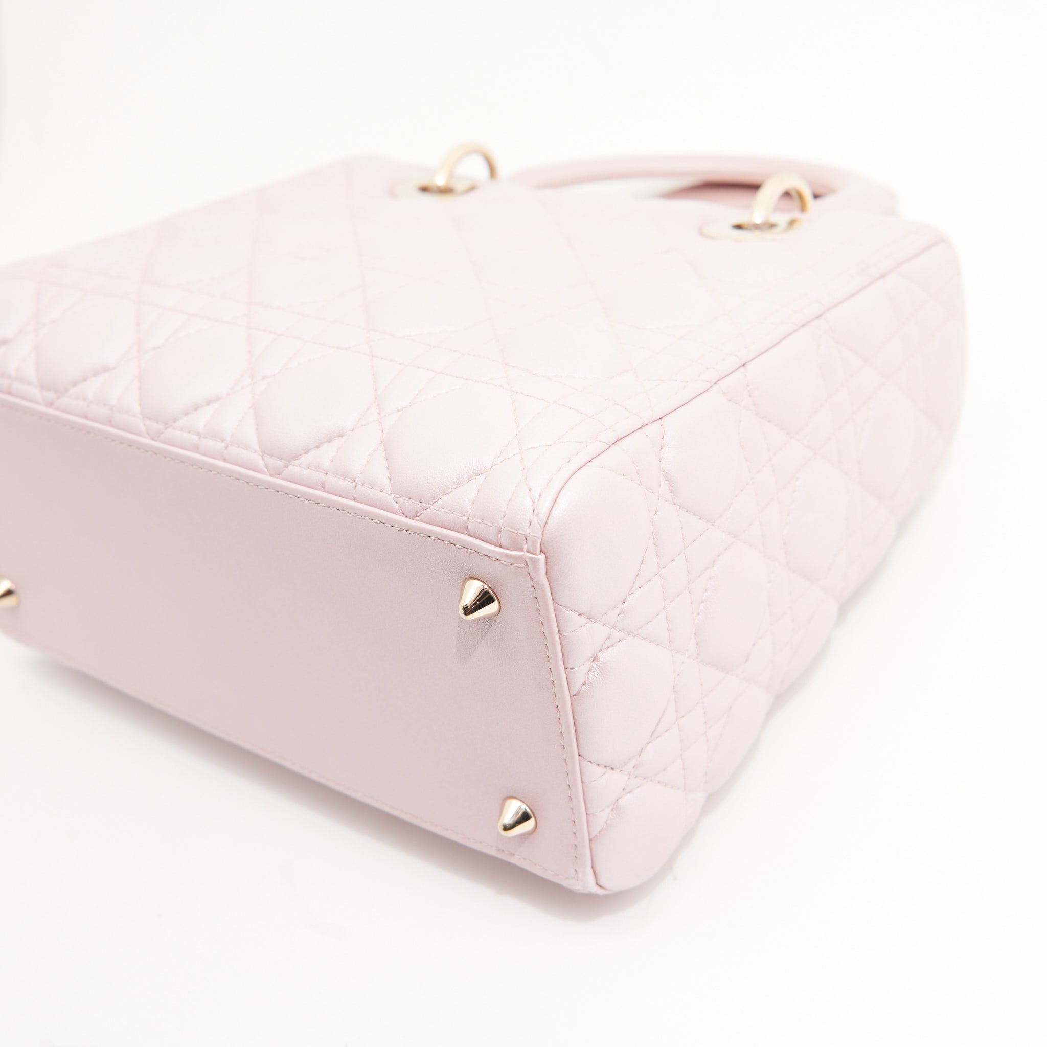 Christian Dior Leather Lady Dior in Pink