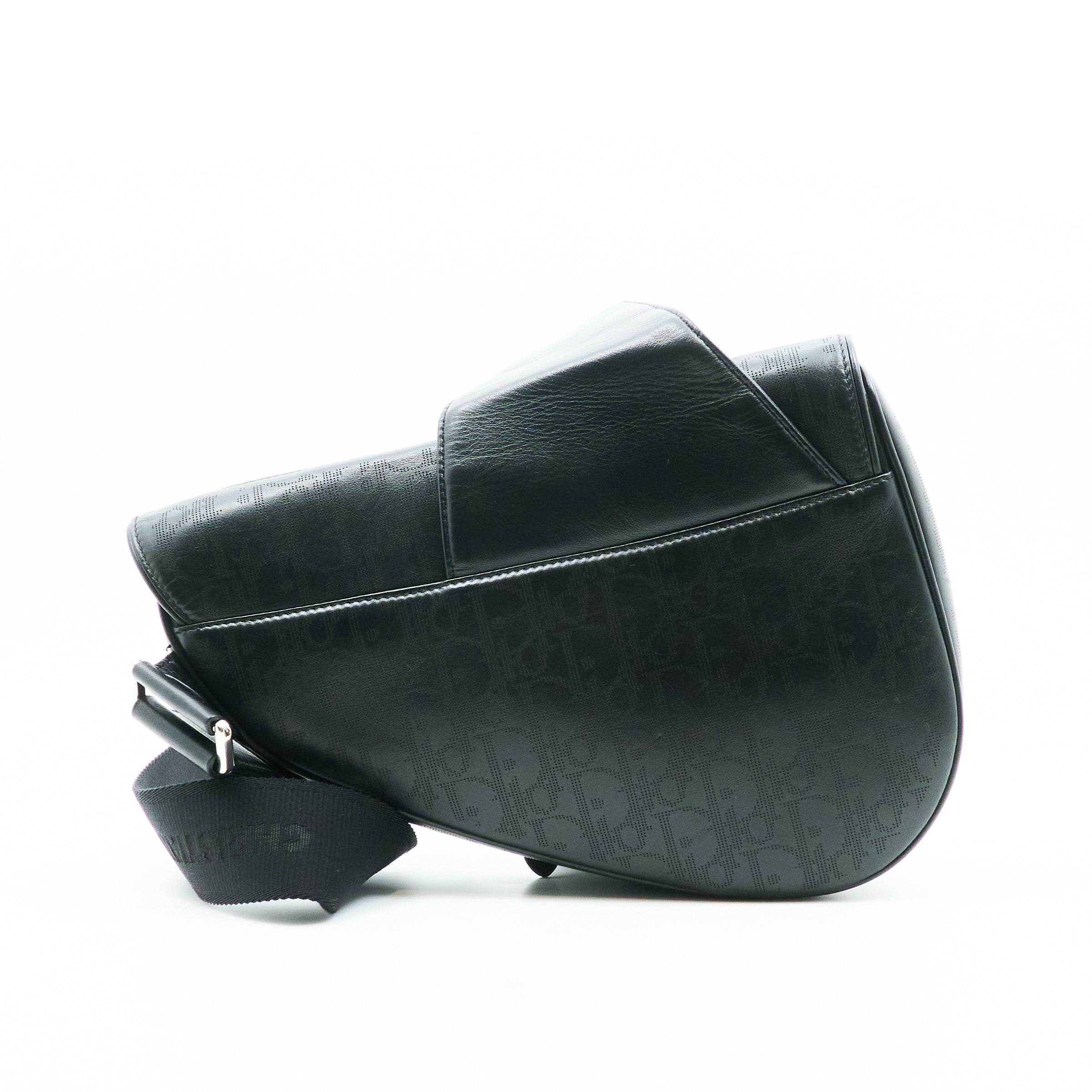 Christian Dior Leather Saddle Crossbody Bag